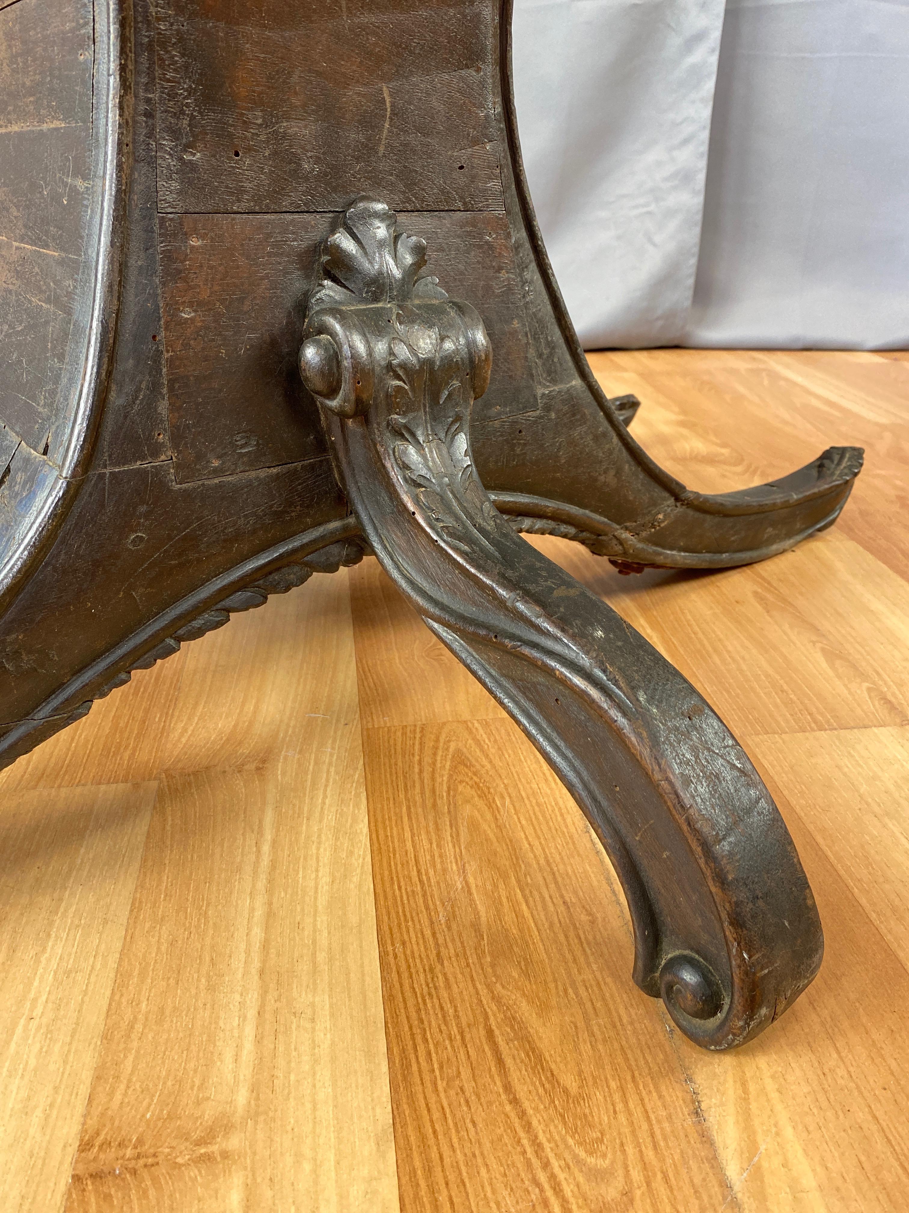 Antique Venetian Gondola Chair, 18th C. 2