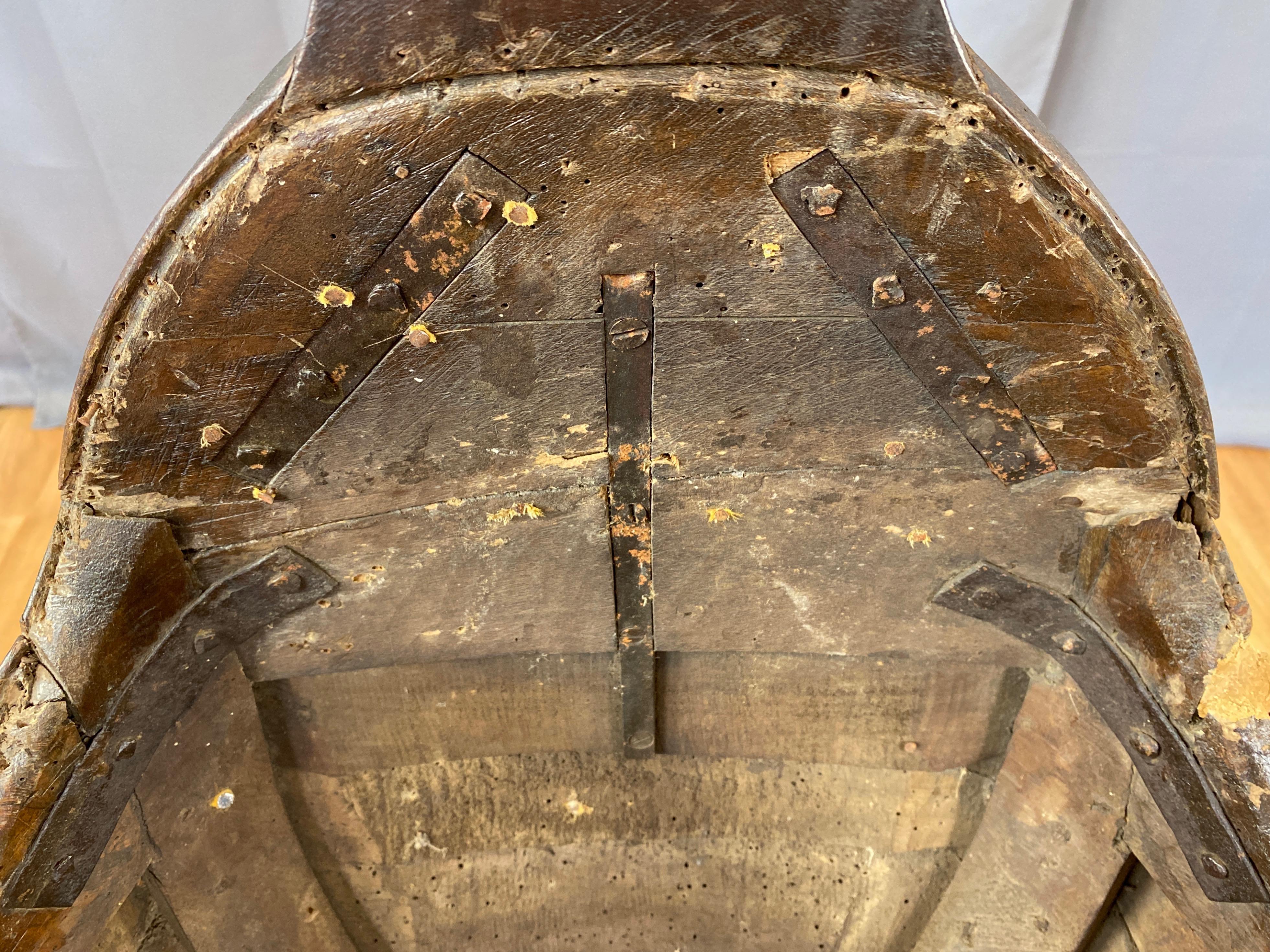 Antique Venetian Gondola Chair, 18th C. 8
