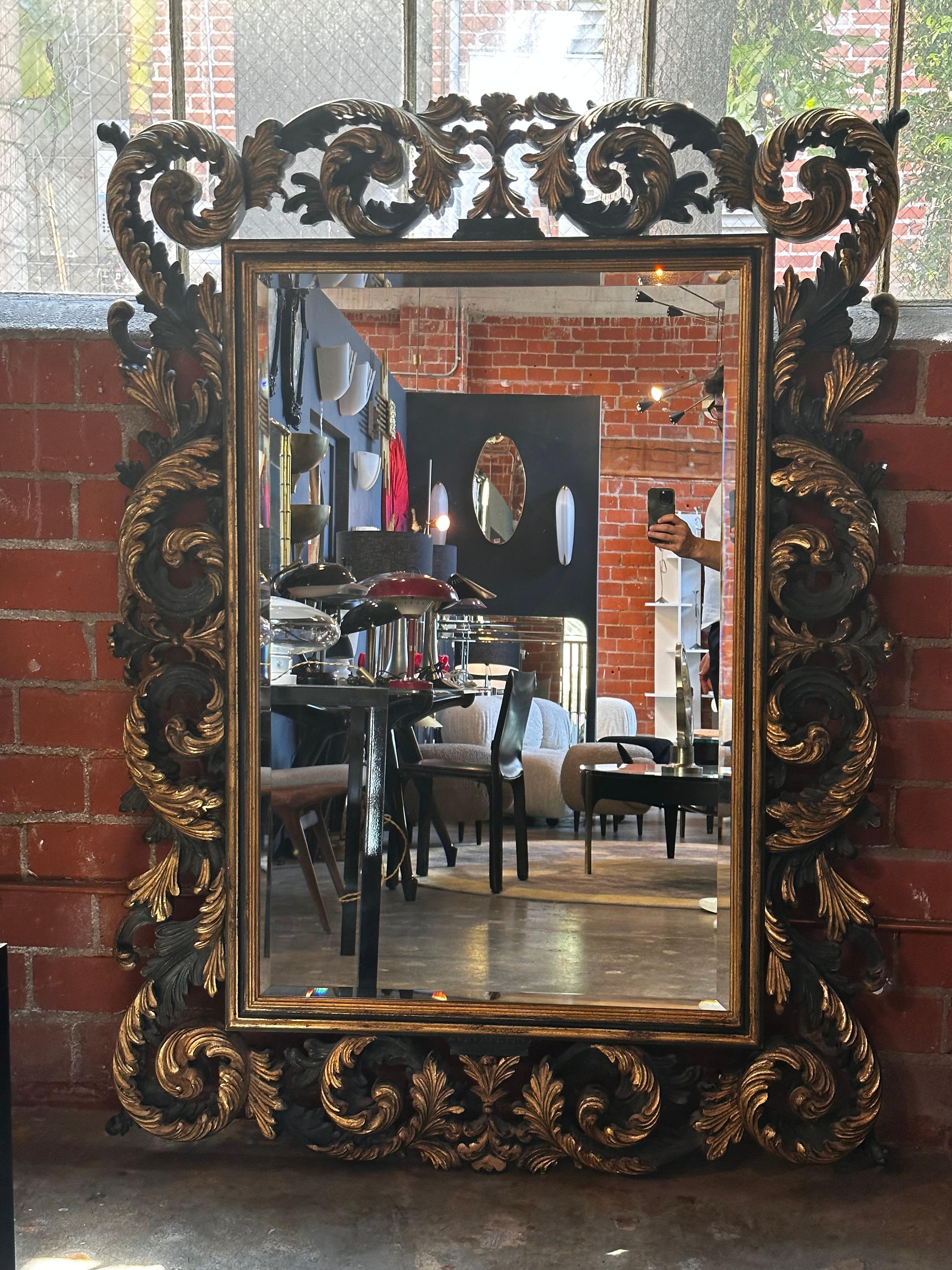 Mid-20th Century Antique Venetian Italian Mirror 1960s by Spini Firenze For Sale