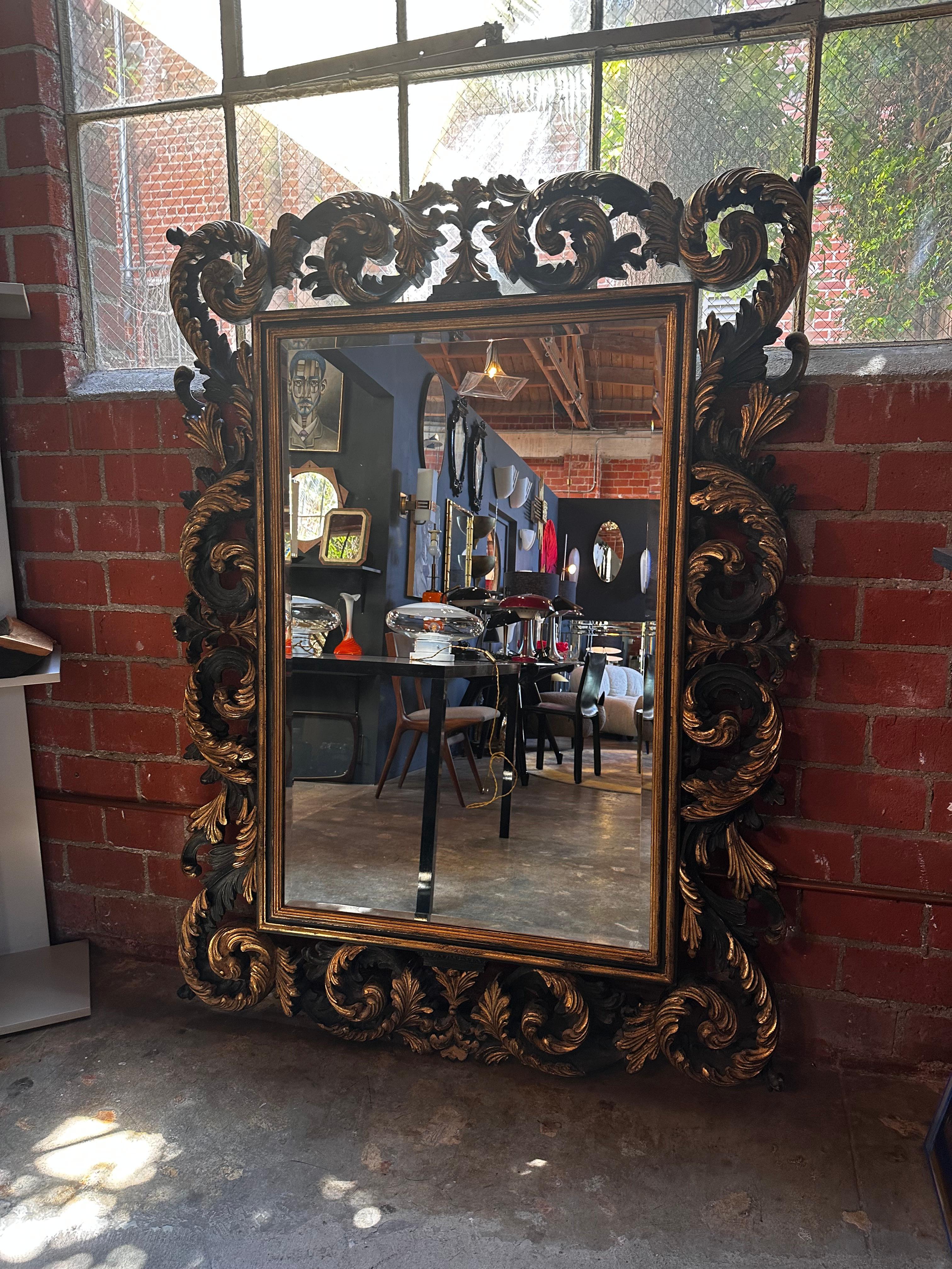 Antique Venetian Italian Mirror 1960s by Spini Firenze For Sale 3