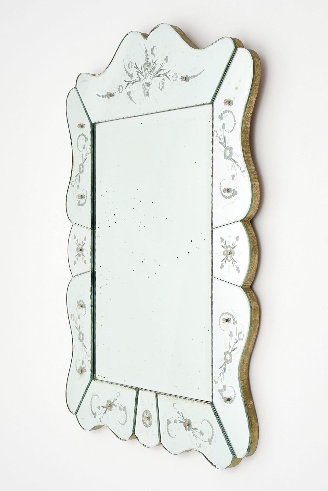 Italian Antique Venetian Mirror