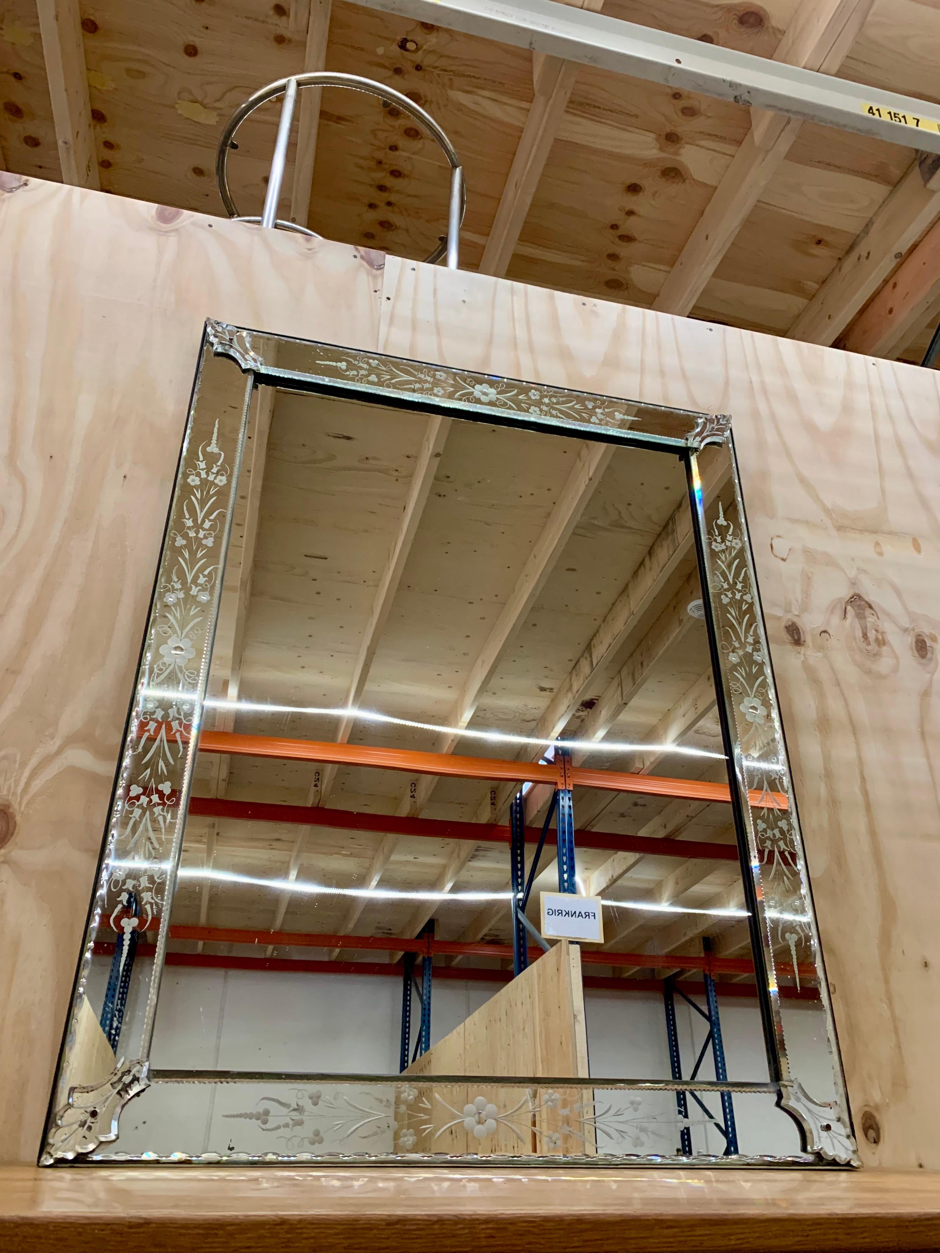 Antique Venetian Mirror In Good Condition For Sale In Hellerup, DK