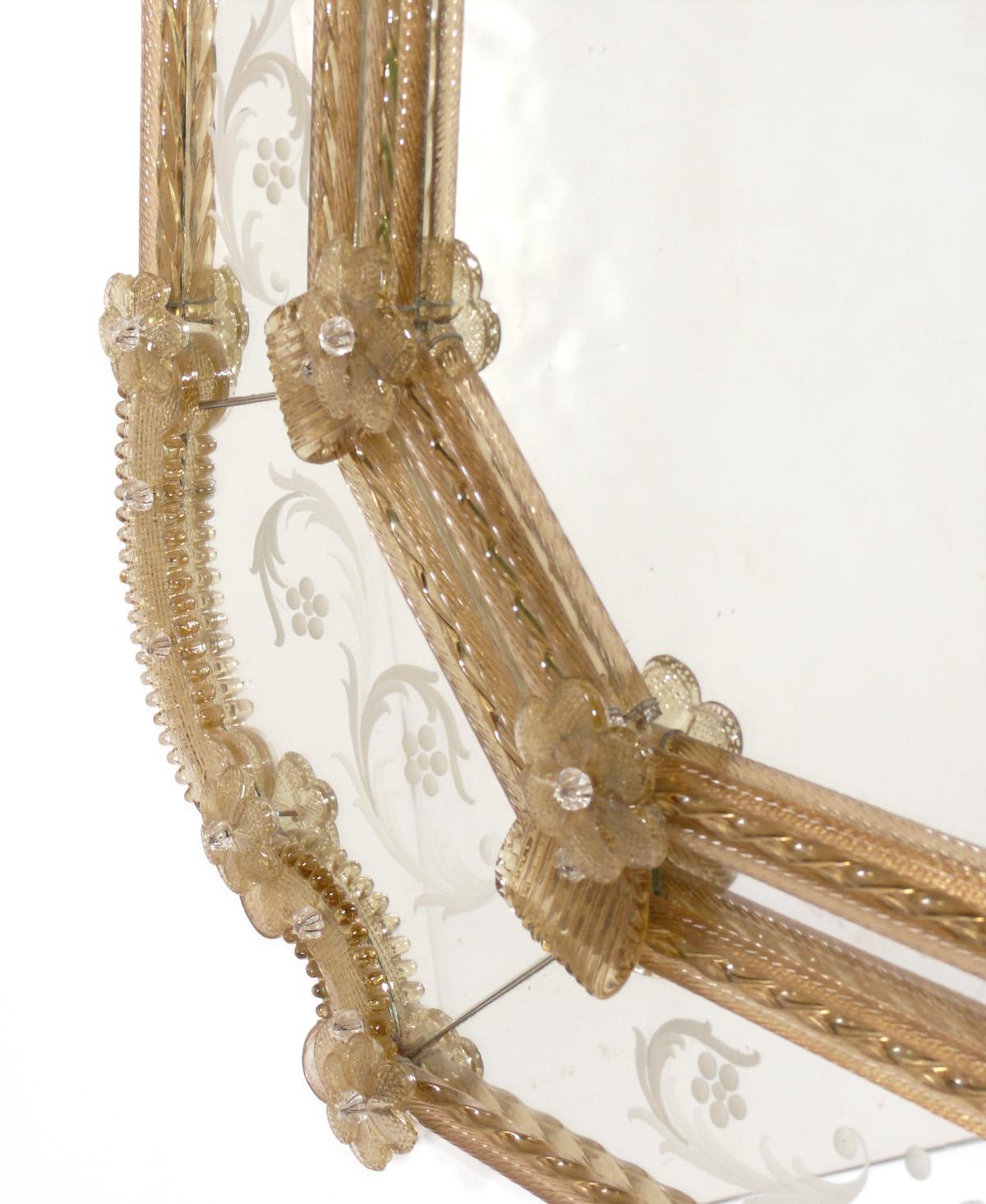 Italian Antique Venetian Mirror 