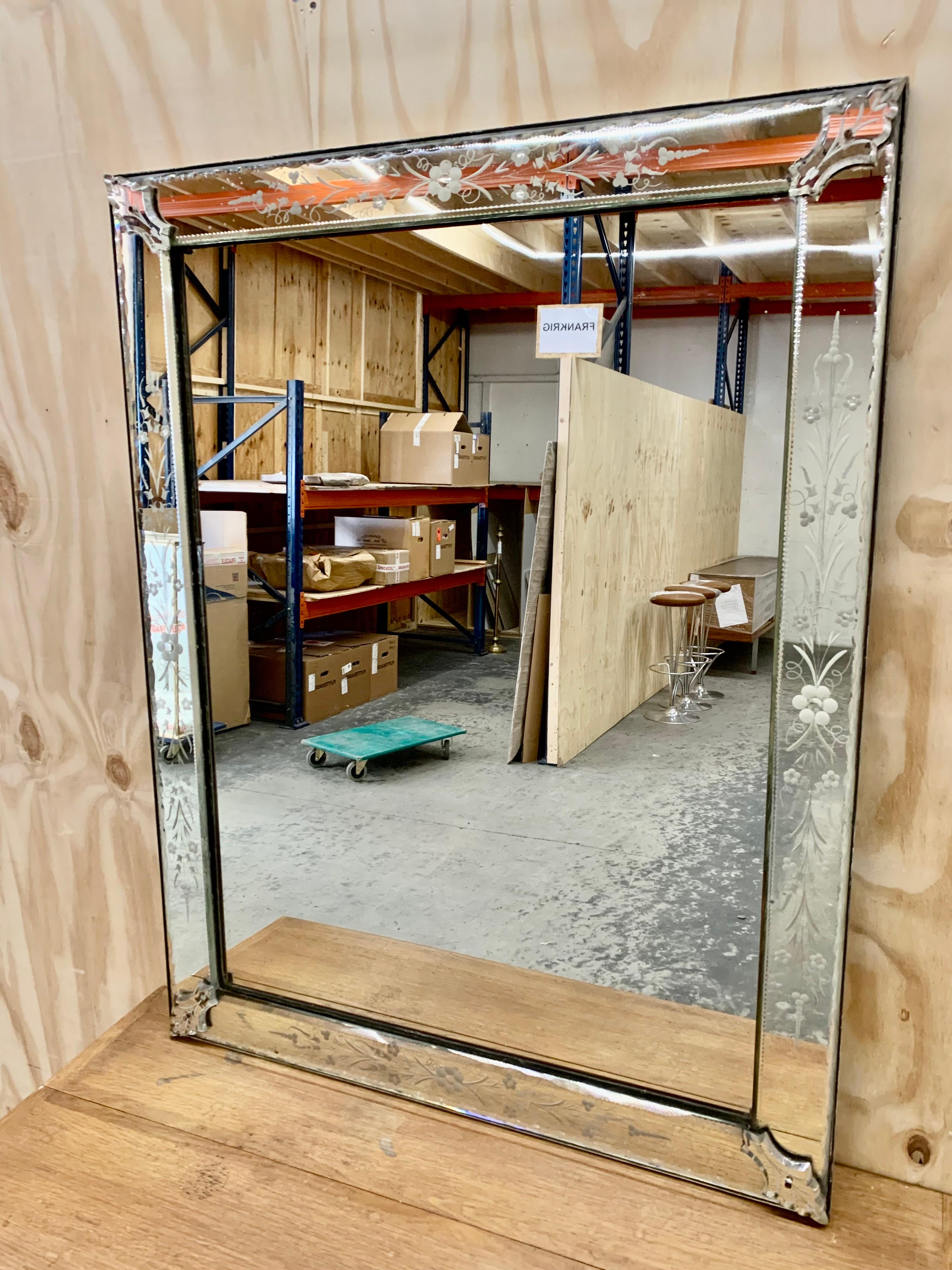 Antique Venetian Mirror For Sale 1