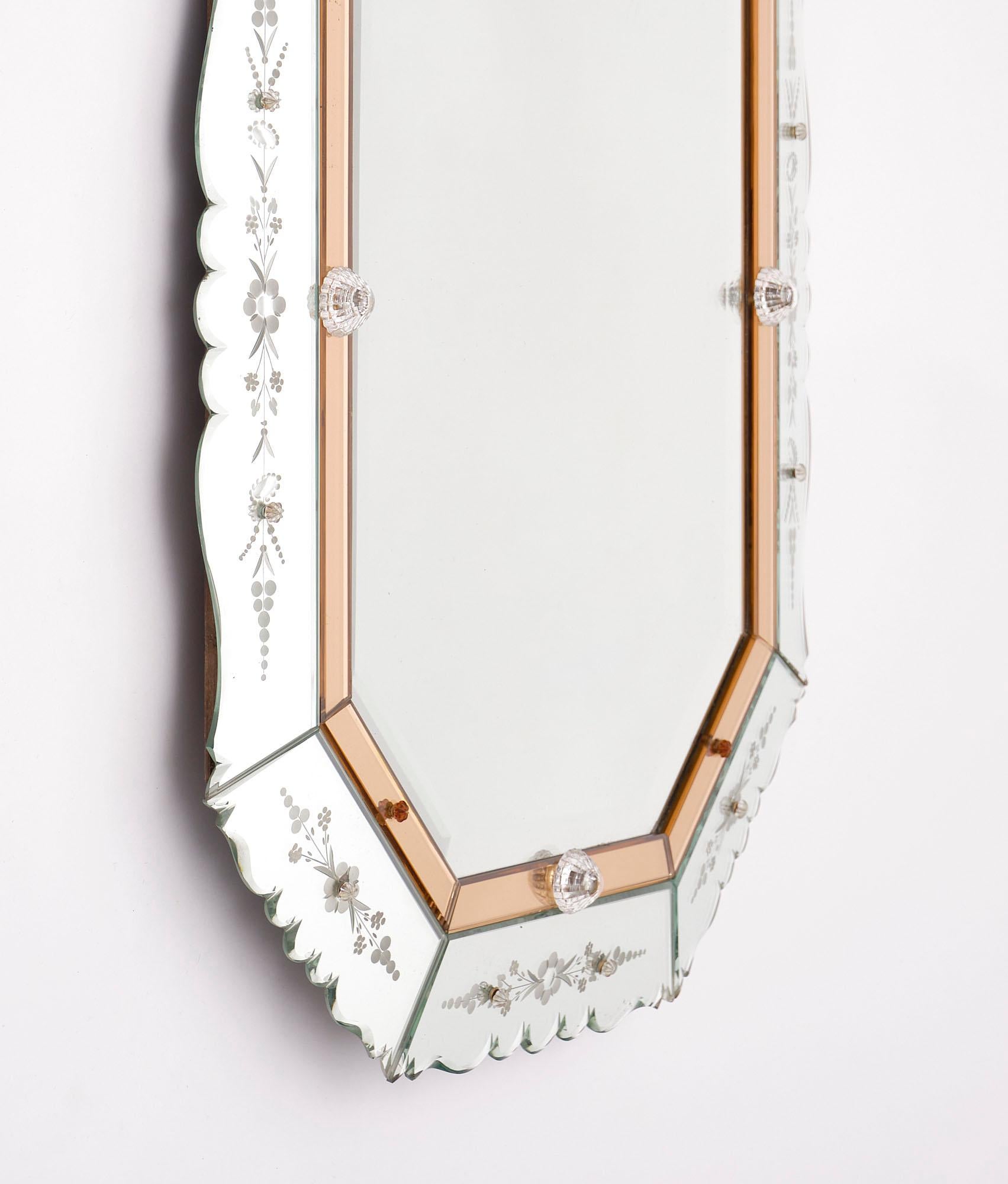 Early 20th Century Antique Venetian Mirror For Sale