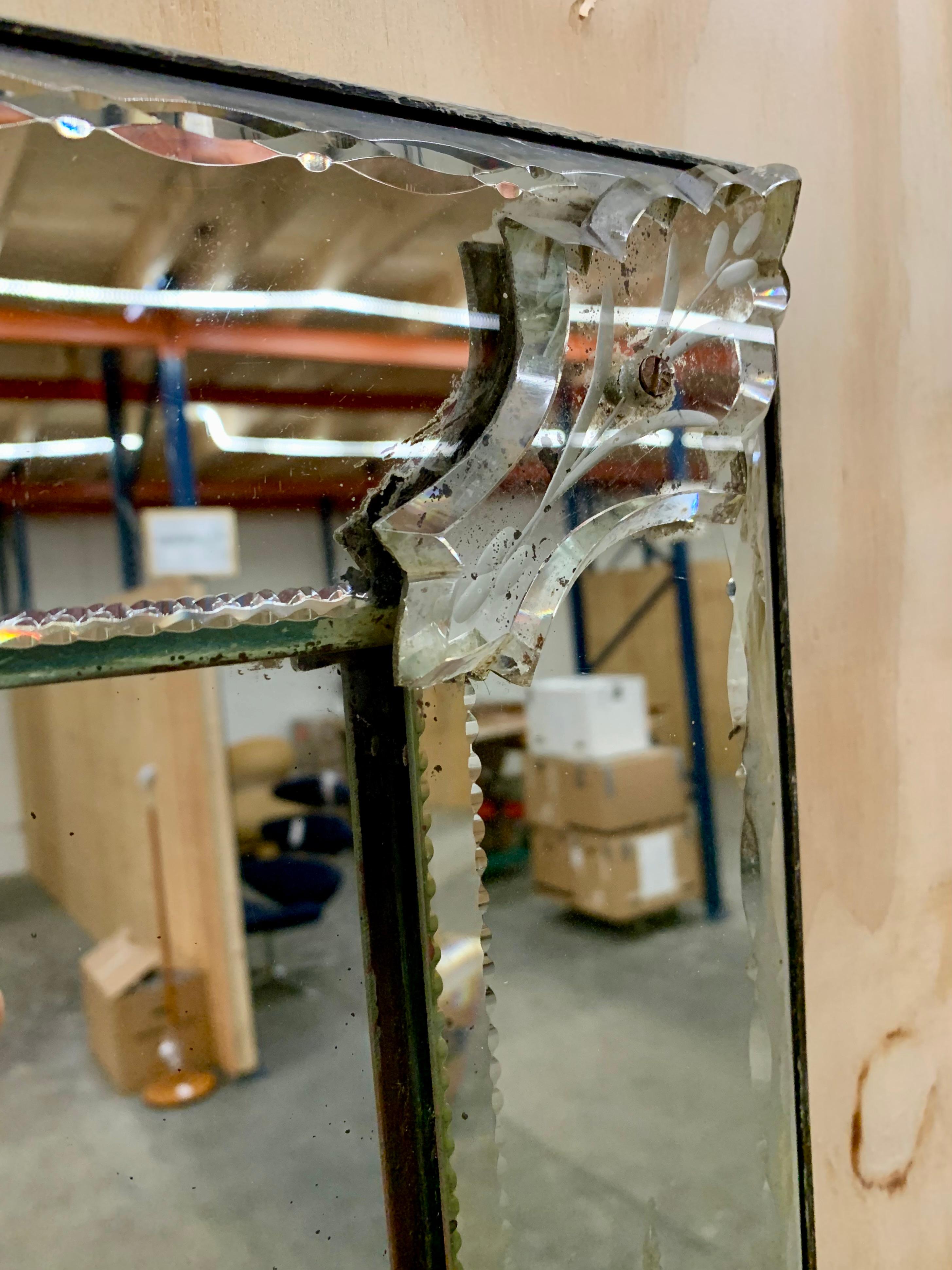 Antique Venetian Mirror For Sale 2