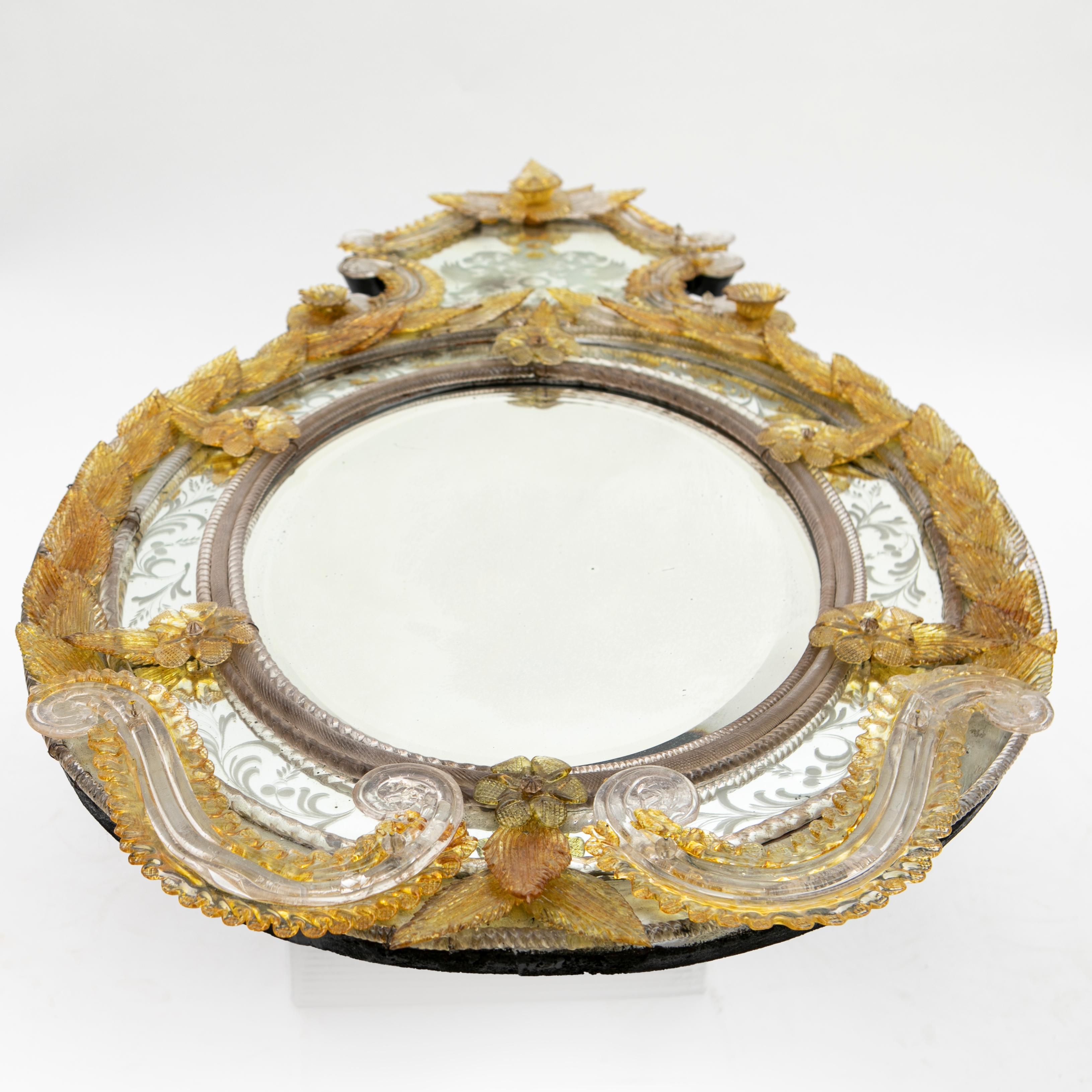 venetian mirror parts