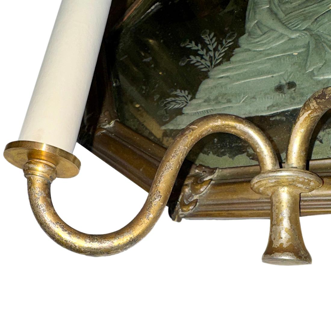 Italiano Sconce veneziane antiche a specchio. in vendita