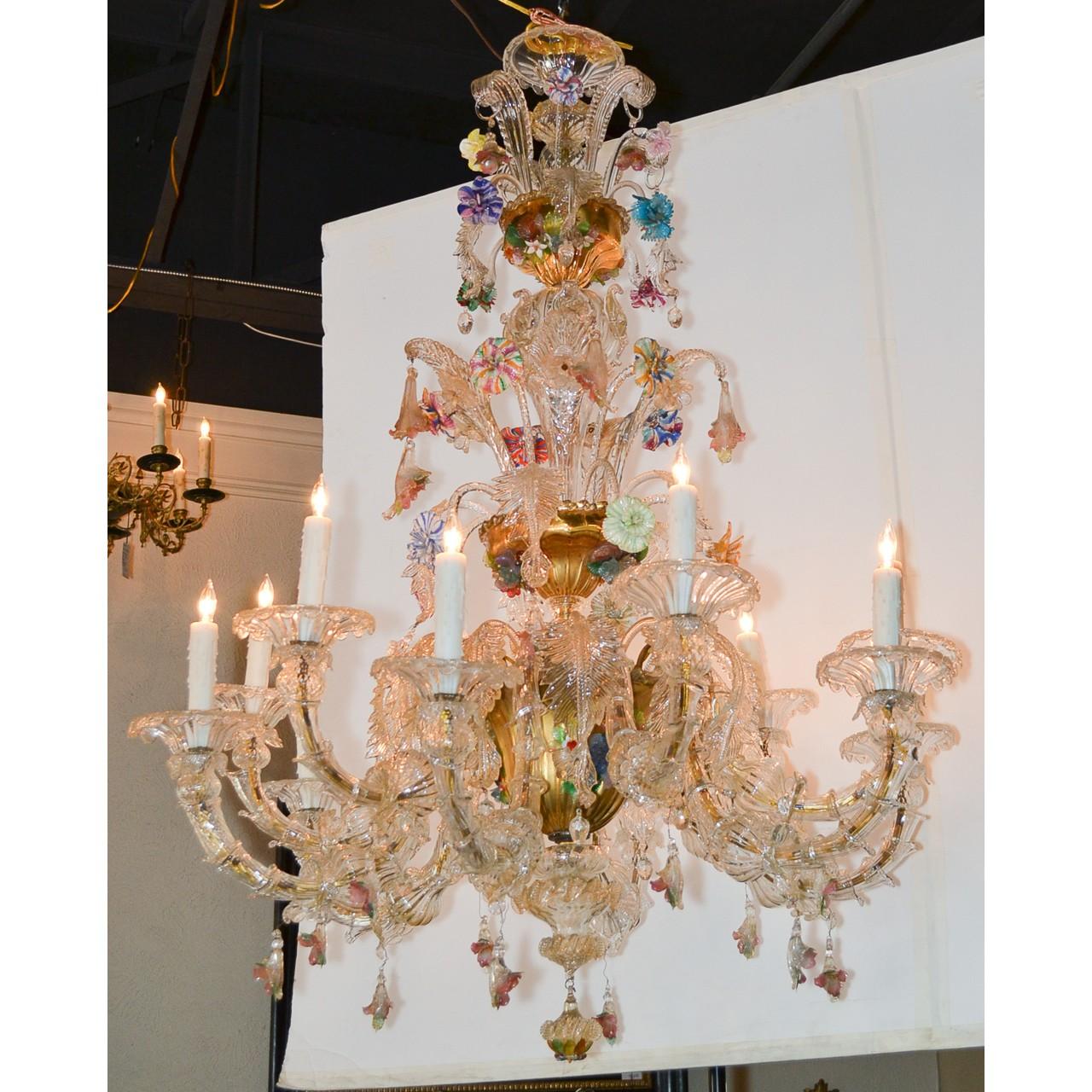 venetian chandeliers antique