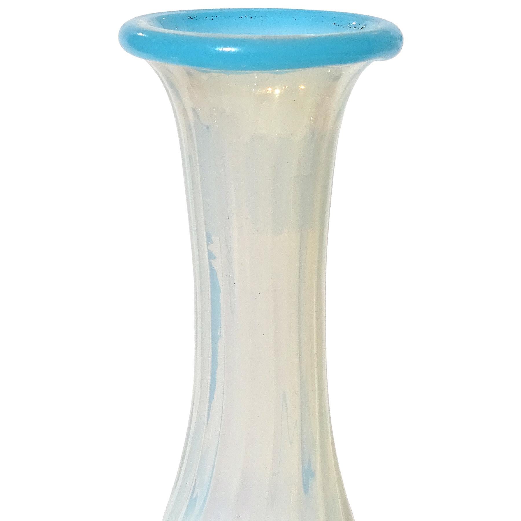 pleated glass vase