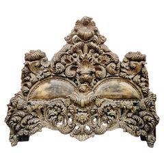 Antique Rococo Style Bed Soild Wood