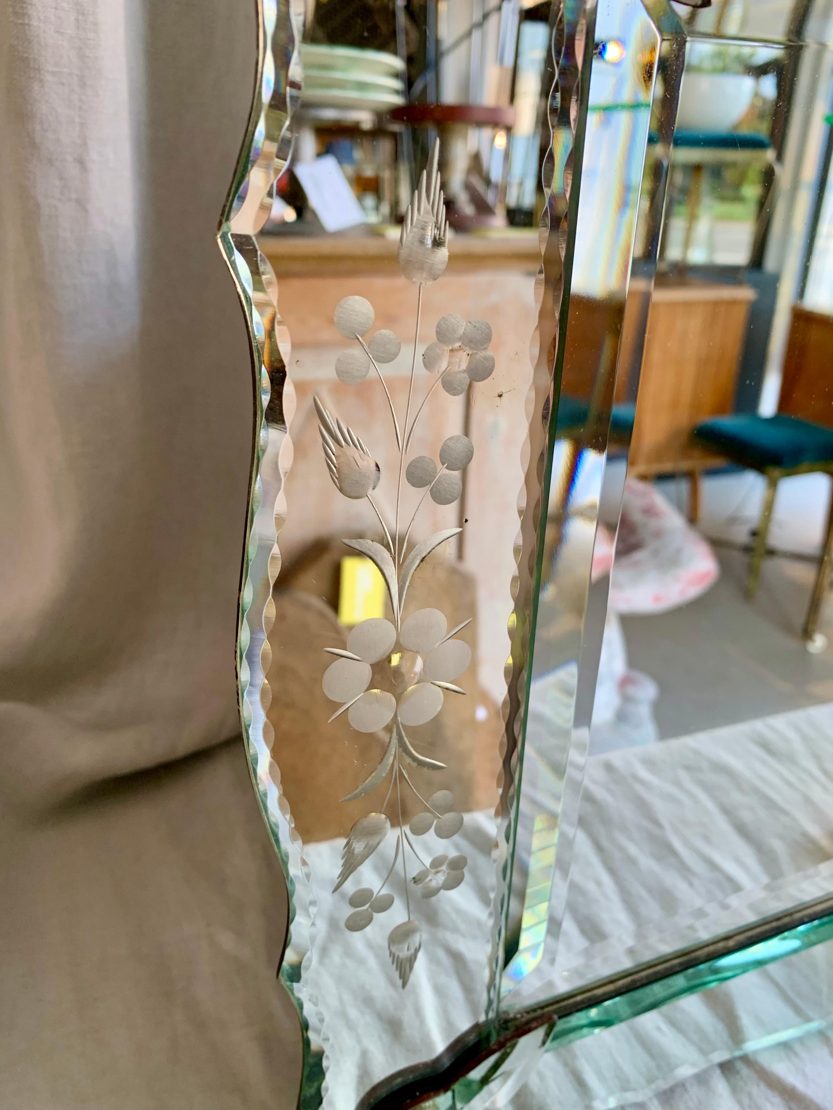 Antique Venetian Wall Mirror 2