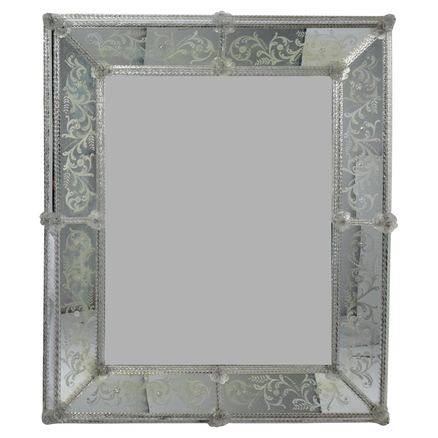 Antique Venetian Wall Mirror