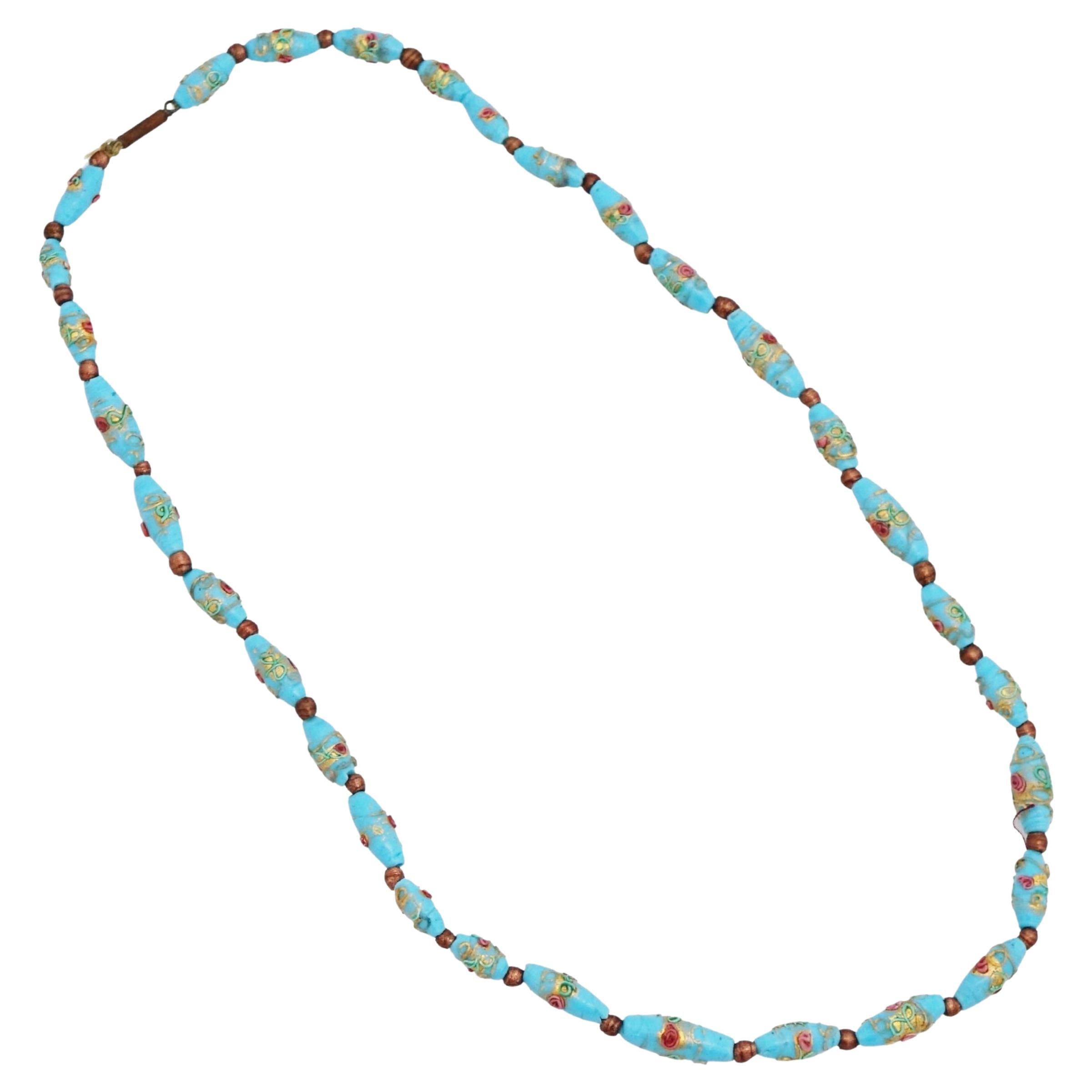 Antike venezianische Hochzeitstorte Perlenkette im Angebot