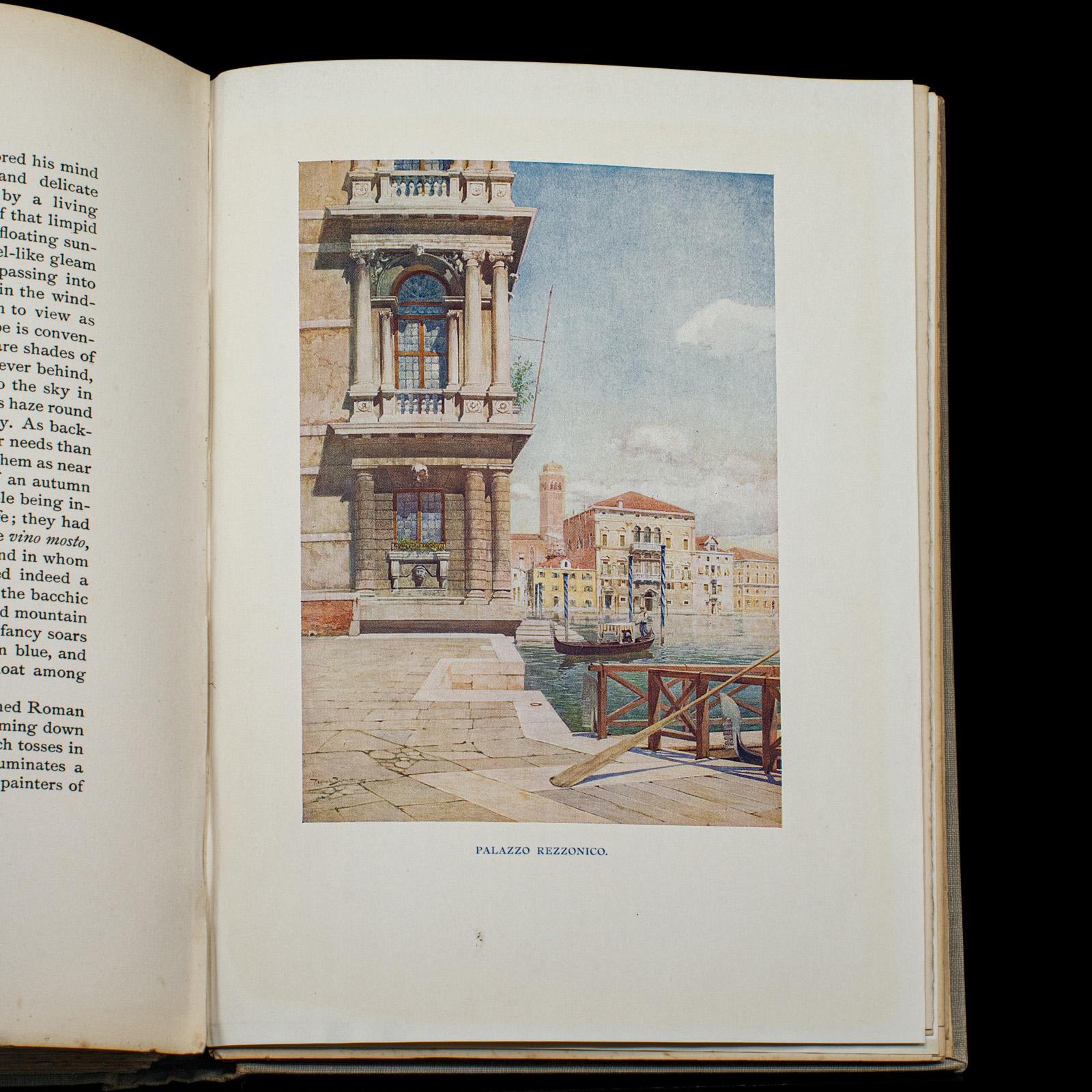 Livre d'art ancien de Venise, illustré, Voyage, édouardien, Reginald Barratt, 1907 en vente 3
