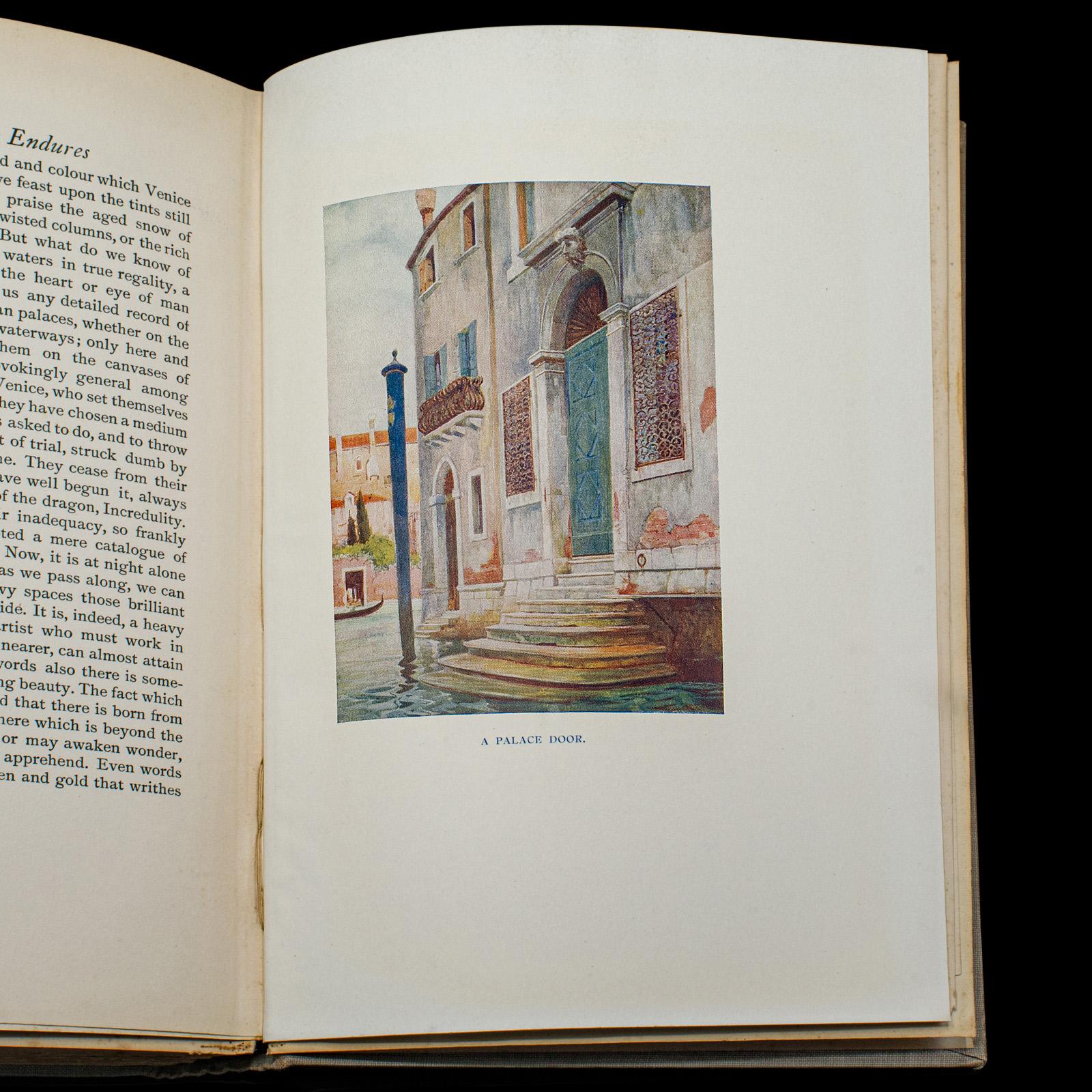 Livre d'art ancien de Venise, illustré, Voyage, édouardien, Reginald Barratt, 1907 en vente 4