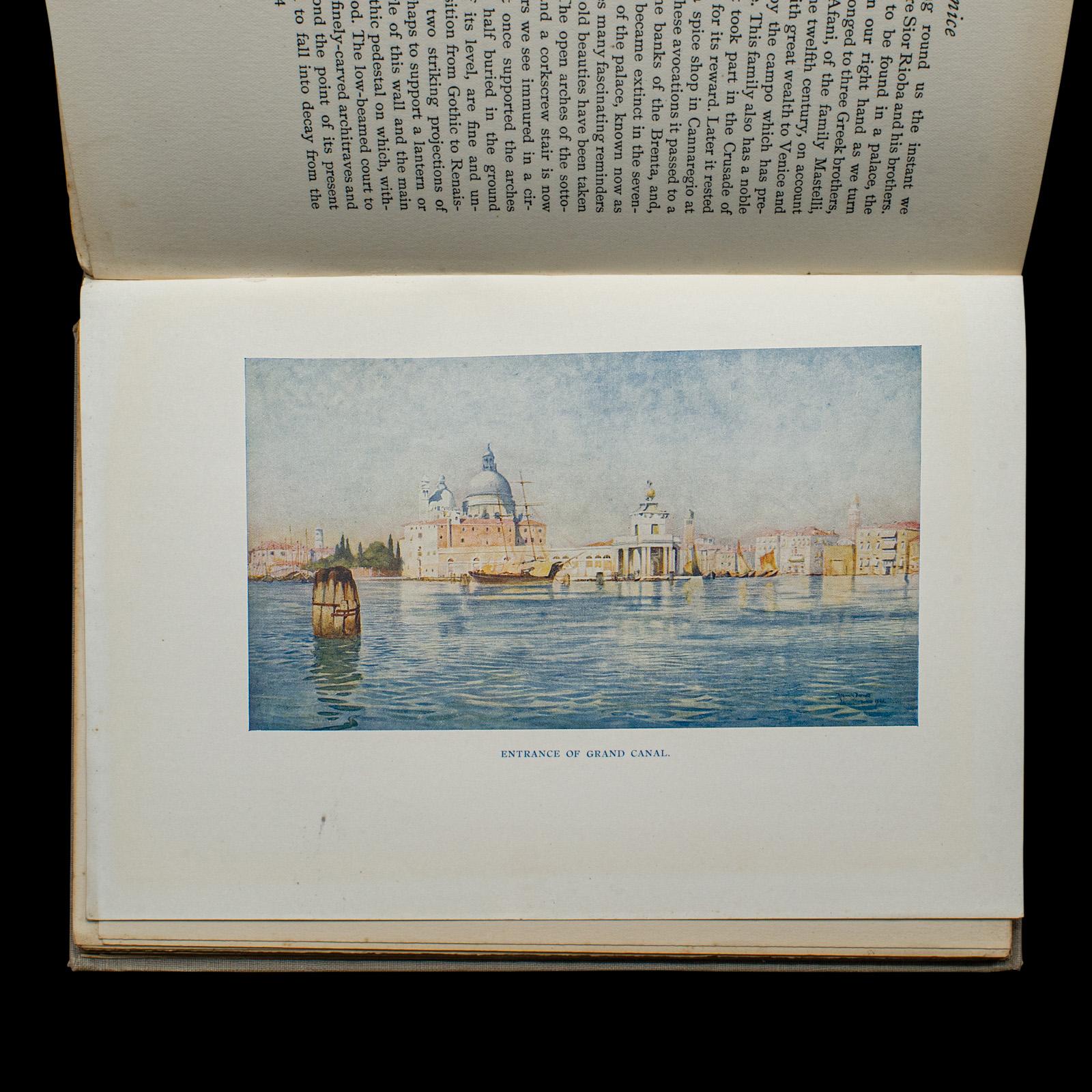 Livre d'art ancien de Venise, illustré, Voyage, édouardien, Reginald Barratt, 1907 en vente 2