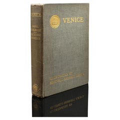 Antique Venice Art Book, Illustrated, Travel, Edwardian, Reginald Barratt, 1907