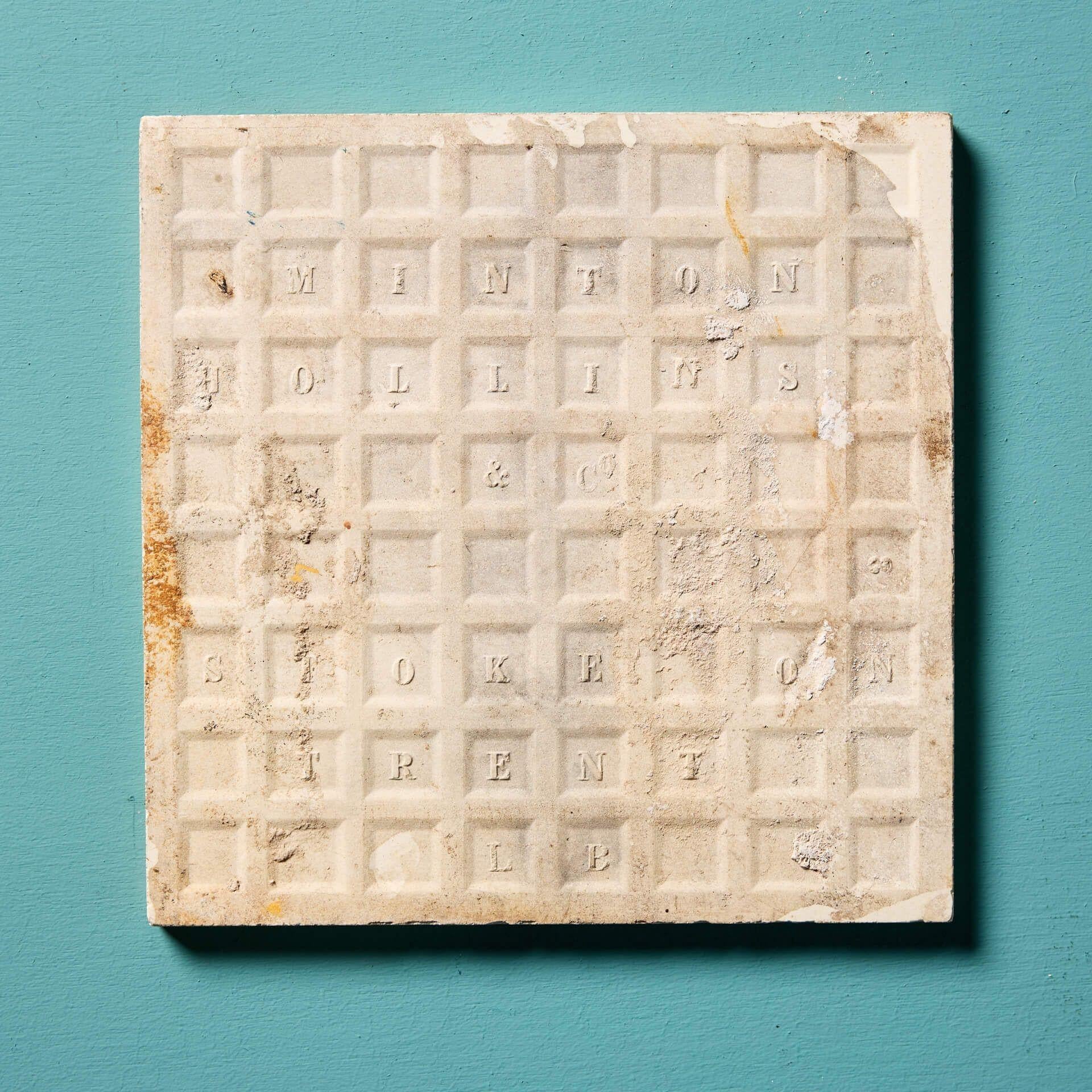 English Antique Venus & Adonis Tile by Minton Hollins For Sale