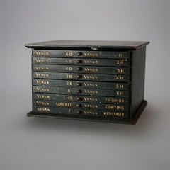 Antique Venus Advertising Pencil Box Circa 1920