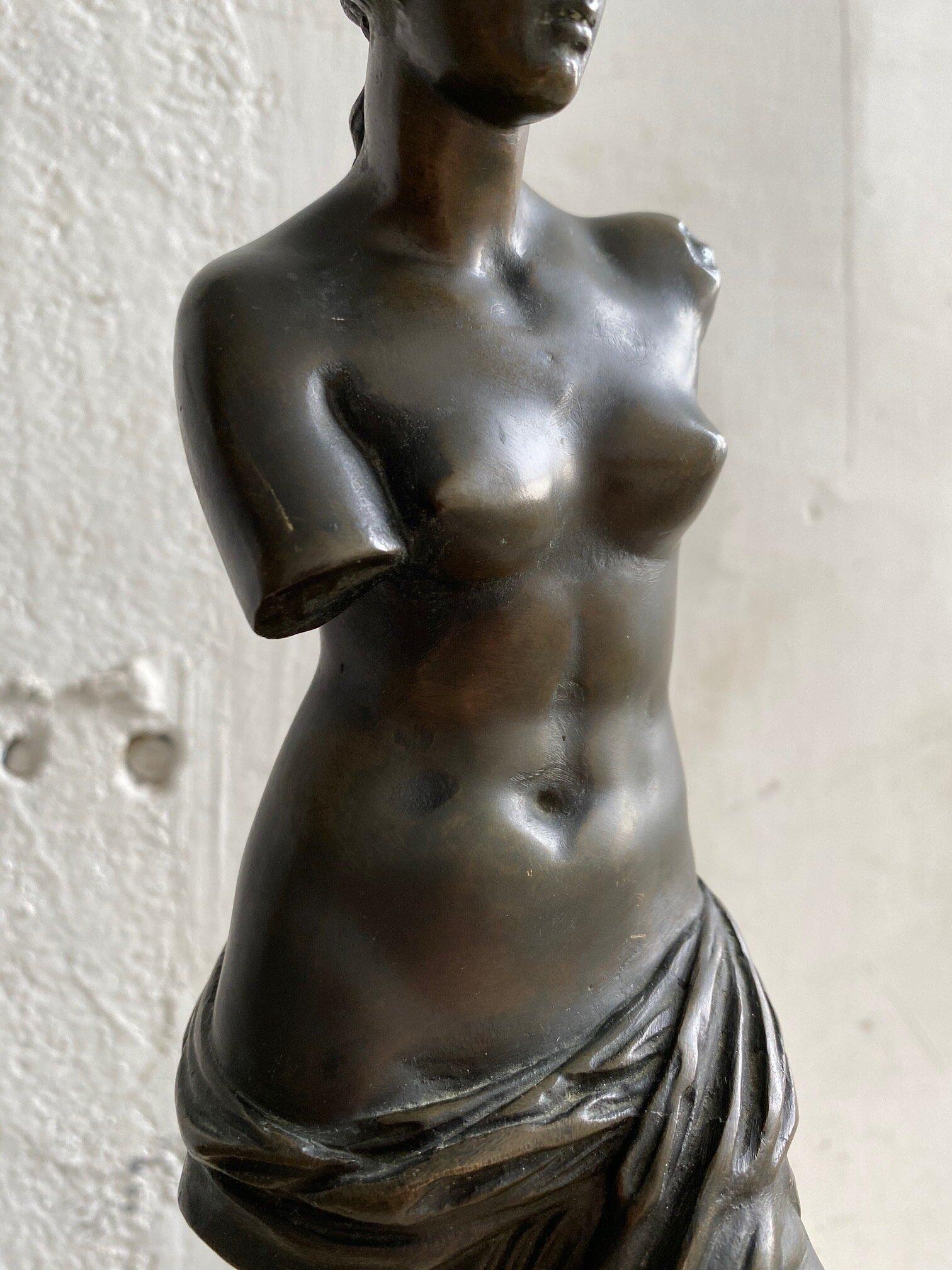 Antique Venus de Milo Grand Tour Bronze, circa Late 19th Century 5