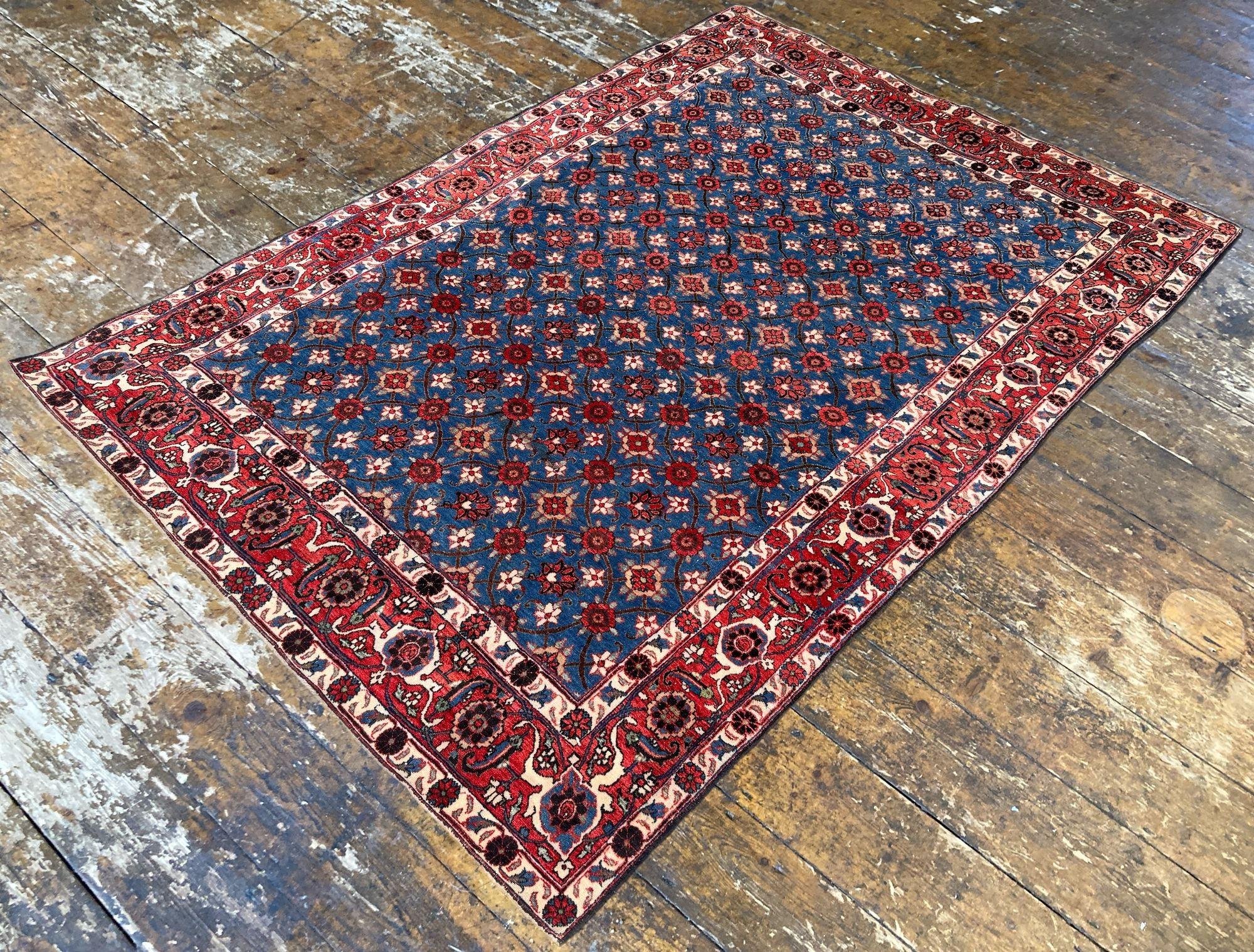 Wool Antique Veramin Rug 1.98m x 1.35m