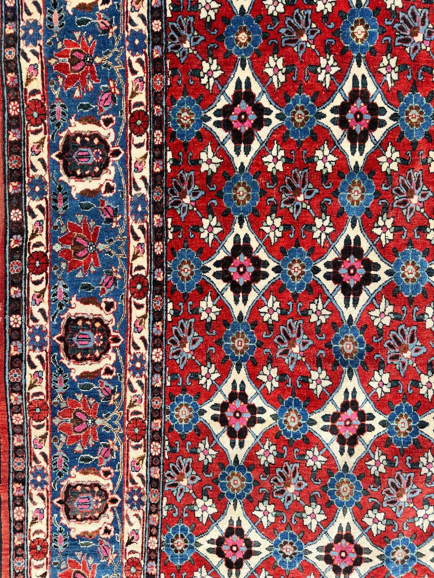 Antiker Veramin-Teppich 2,19 m x 1,44 m, antik im Angebot 8