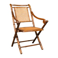 Antique Veranda Chair, Anglo Indian, Bentwood, Colonial Seat, Victorian, C.1870