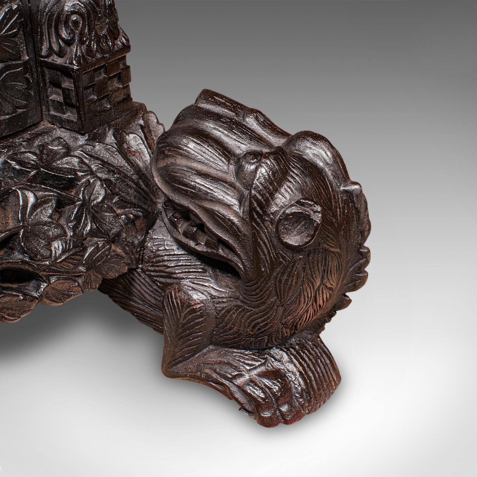 Antique Veranda Gin Cabinet, Ceylon, Teak, Corner Cupboard, Victorian, C.1880 For Sale 6