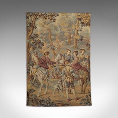 Antique Verdure Tapestry, French, Decorative Panel, Wall Covering, Victorian