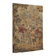 Antique Verdure Tapestry, French, Decorative Panel, Wall Covering, Victorian Antique Verdure Tapestry, French, Decorative Panel, Wall Covering, Victorian