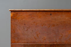 Antique Vermont Grain Painted Blanket Chest
