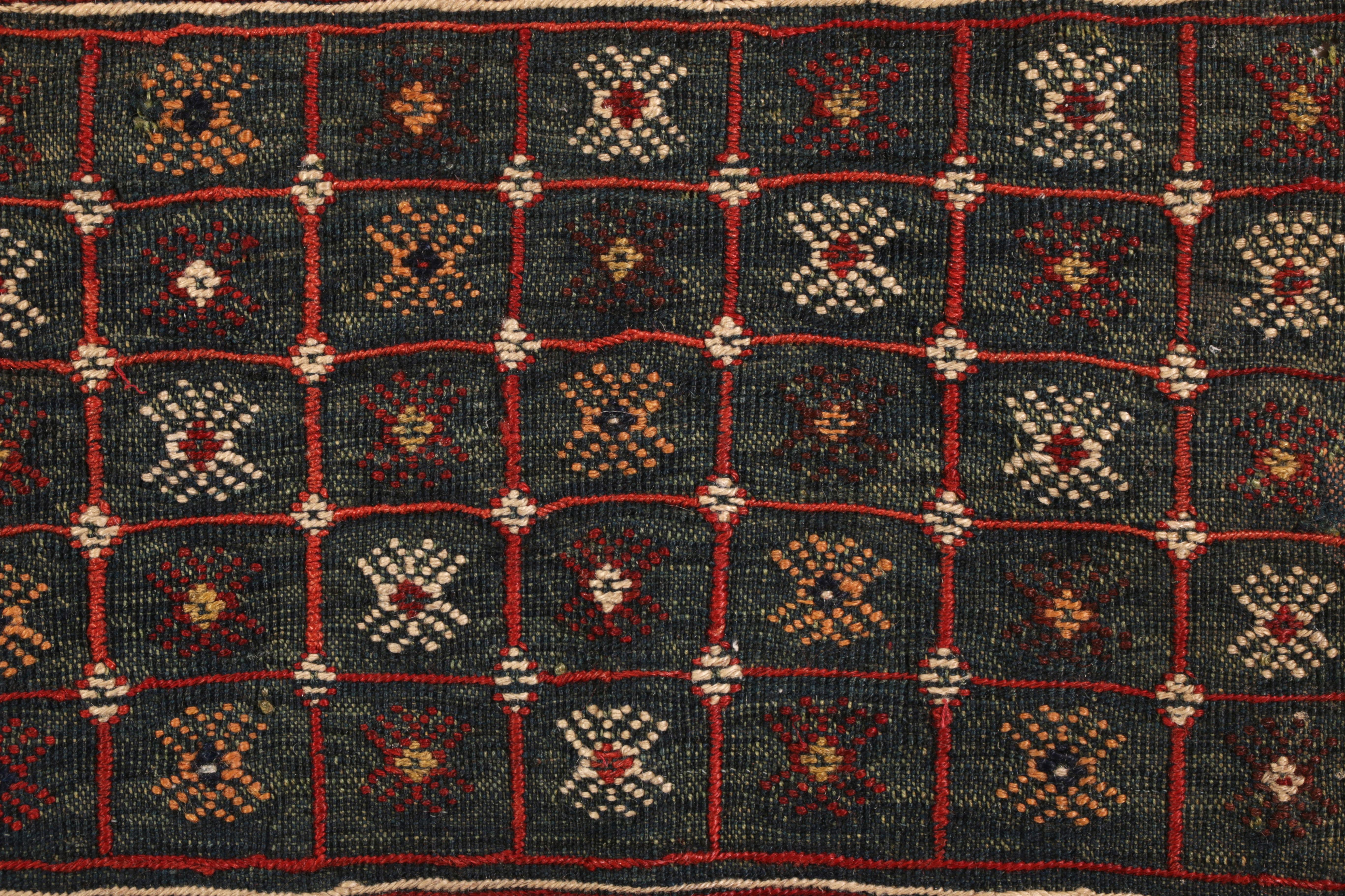 Antique Verneh Green Turkish 1910s Wool Kilim by Rug & Kilim In Good Condition In Long Island City, NY