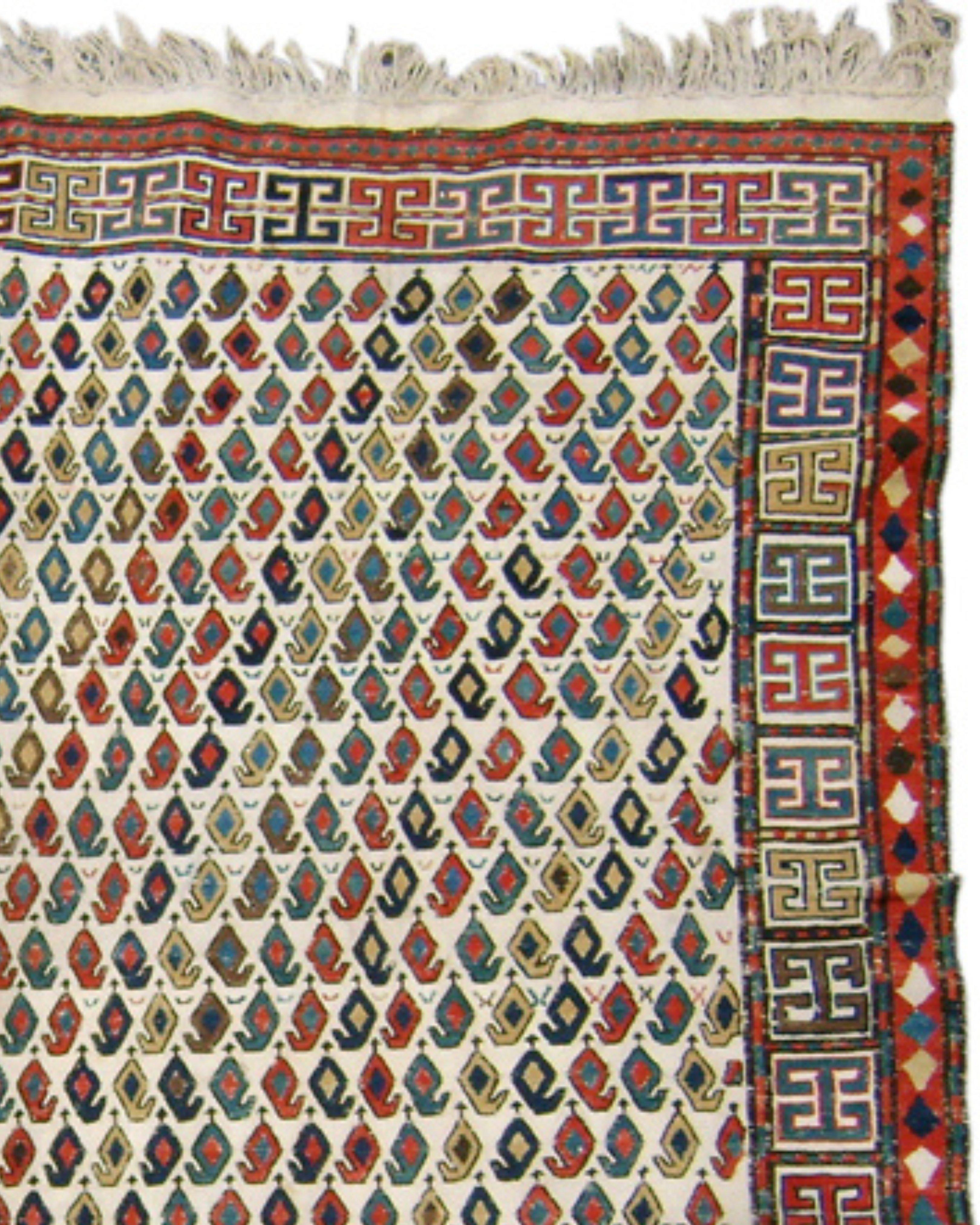 Antique Verneh Rug, 19th Century In Excellent Condition For Sale In San Francisco, CA