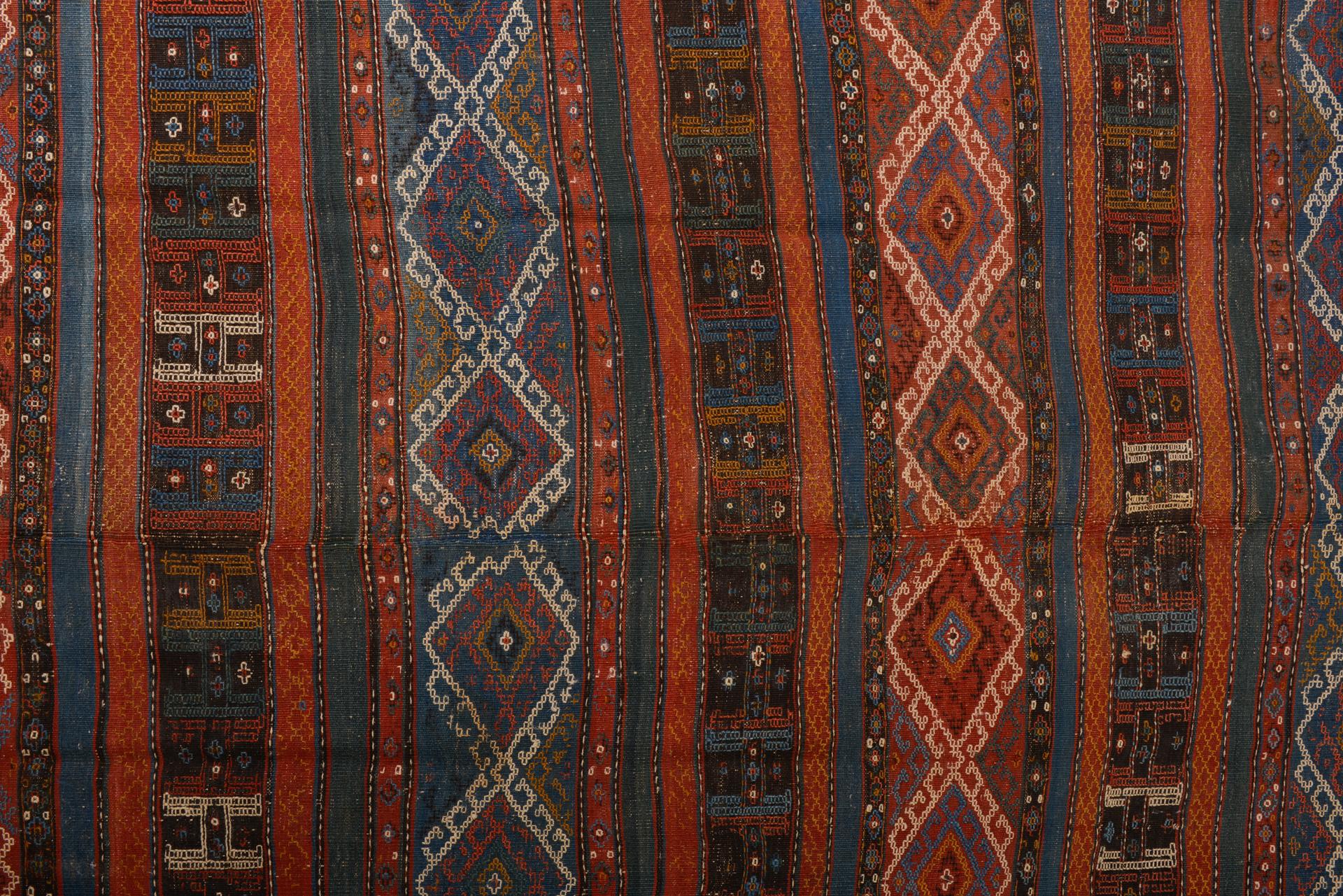 Wool Antique Verneh Rug from Private Collection For Sale