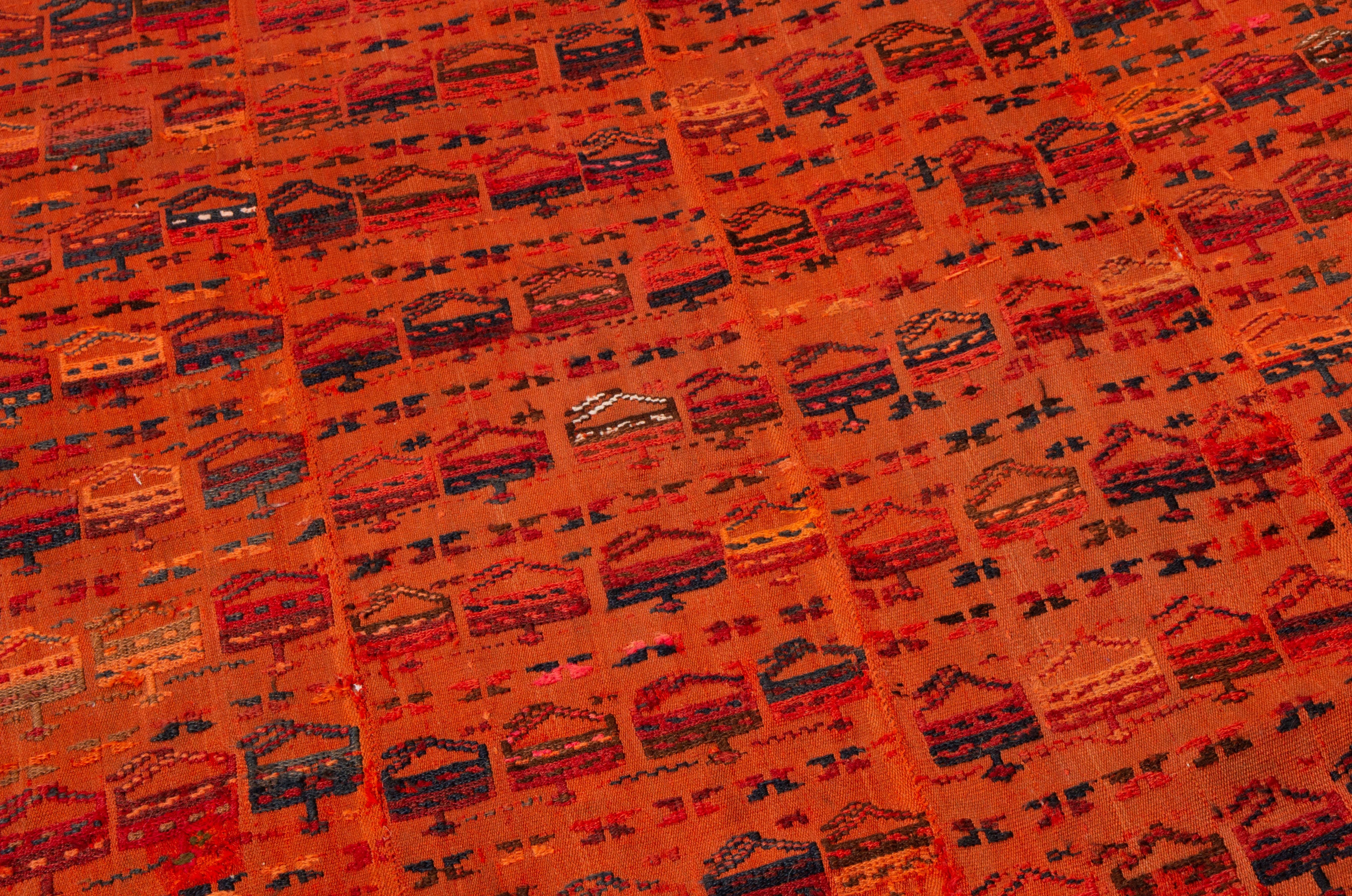 orange kilim rug