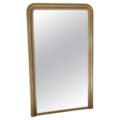 Antique très grand miroir de sol doré de qualité du 19ème siècle Louis.