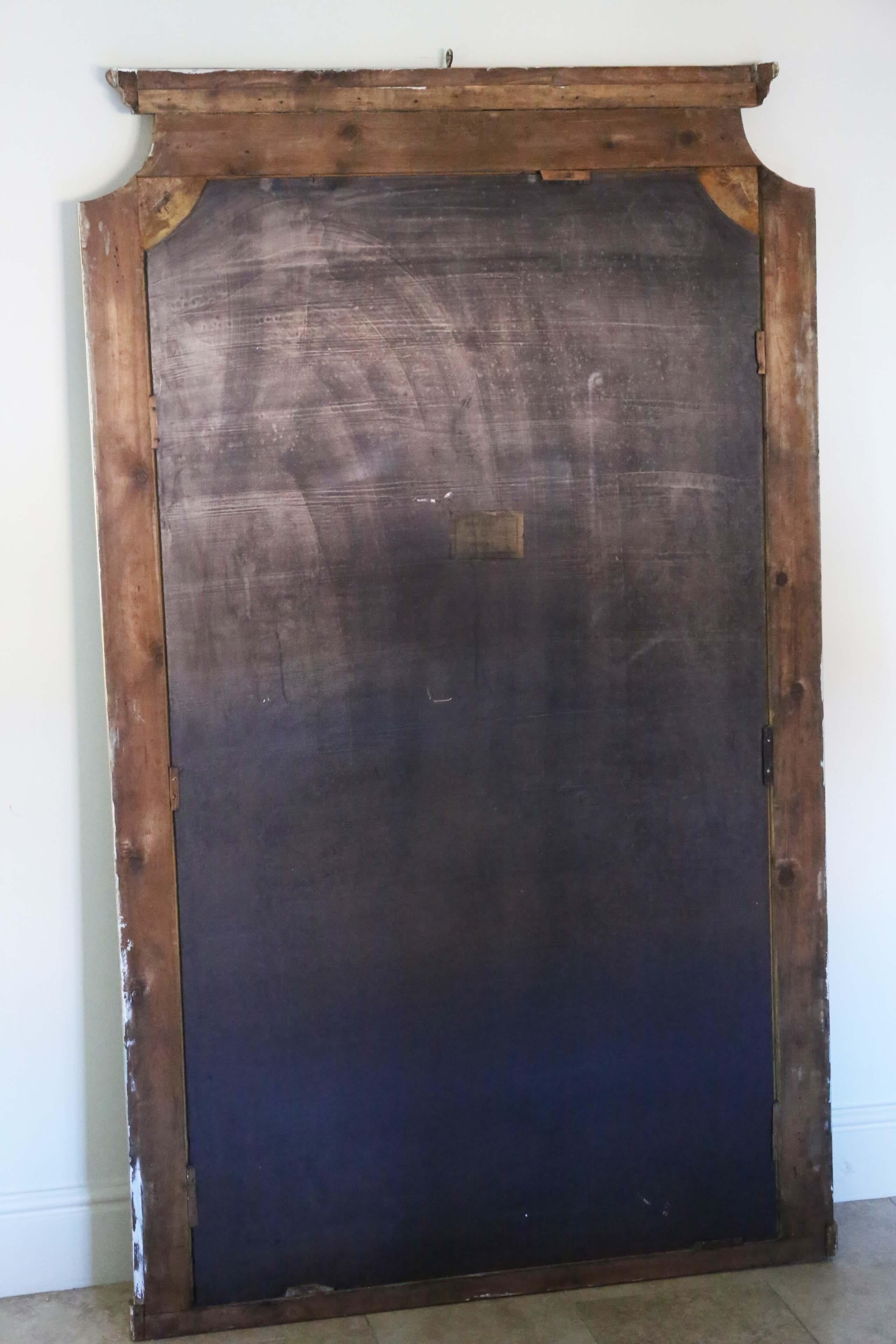 Antique Very Large Fine Quality 19th Century Full Height Gilt Wall Mirror  5