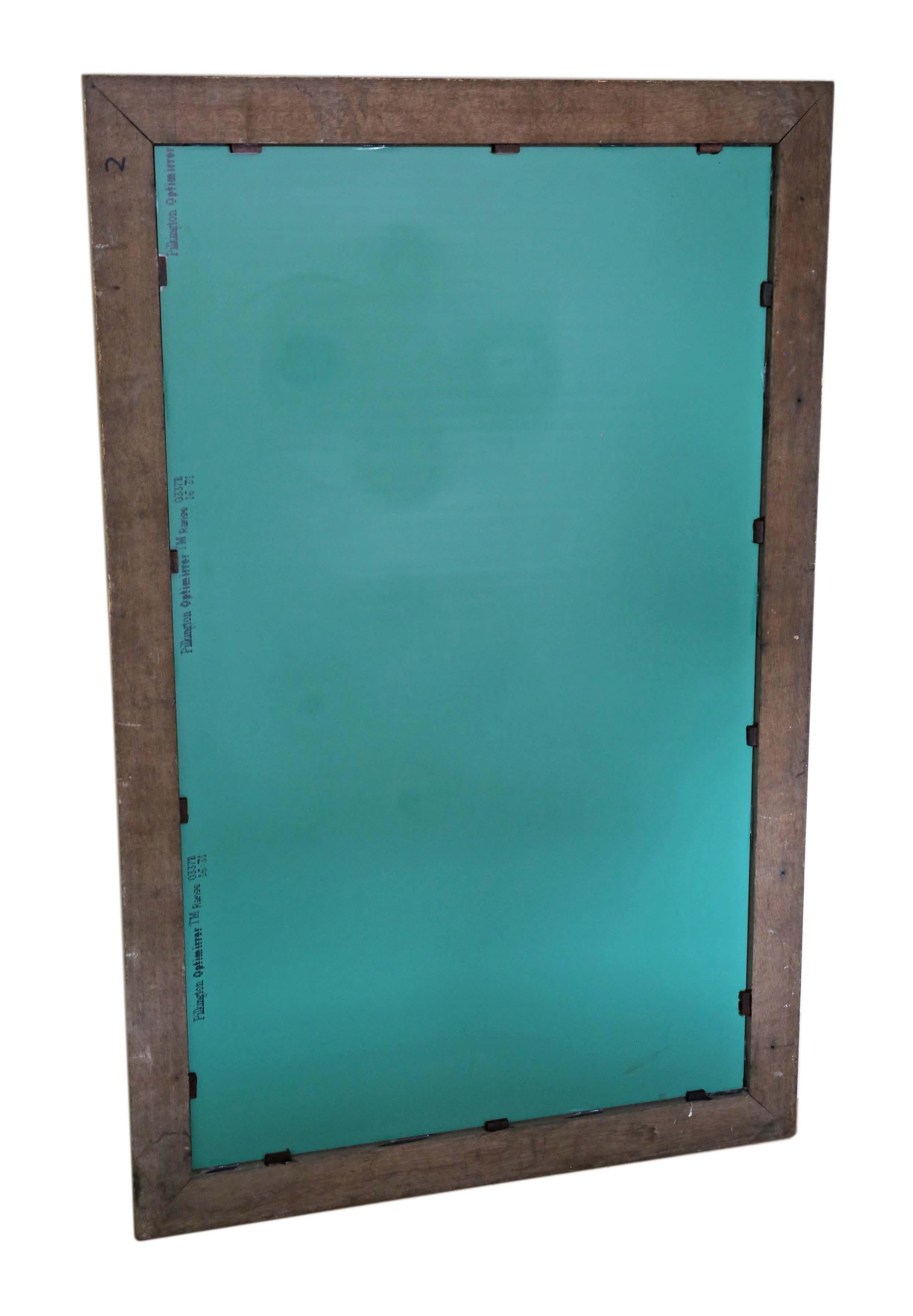Antique Very Large Gilt Late 19th Century Overmantle or Wall Mirror For Sale 4