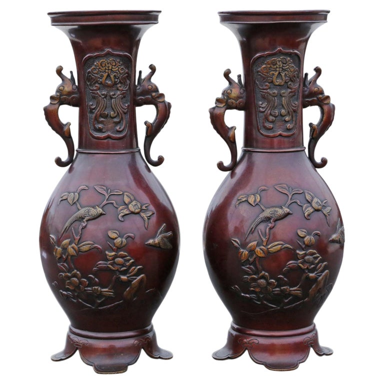 Extremely Huge Chinese / Japanese Oriented Scene Vase - Vase A / 62H
