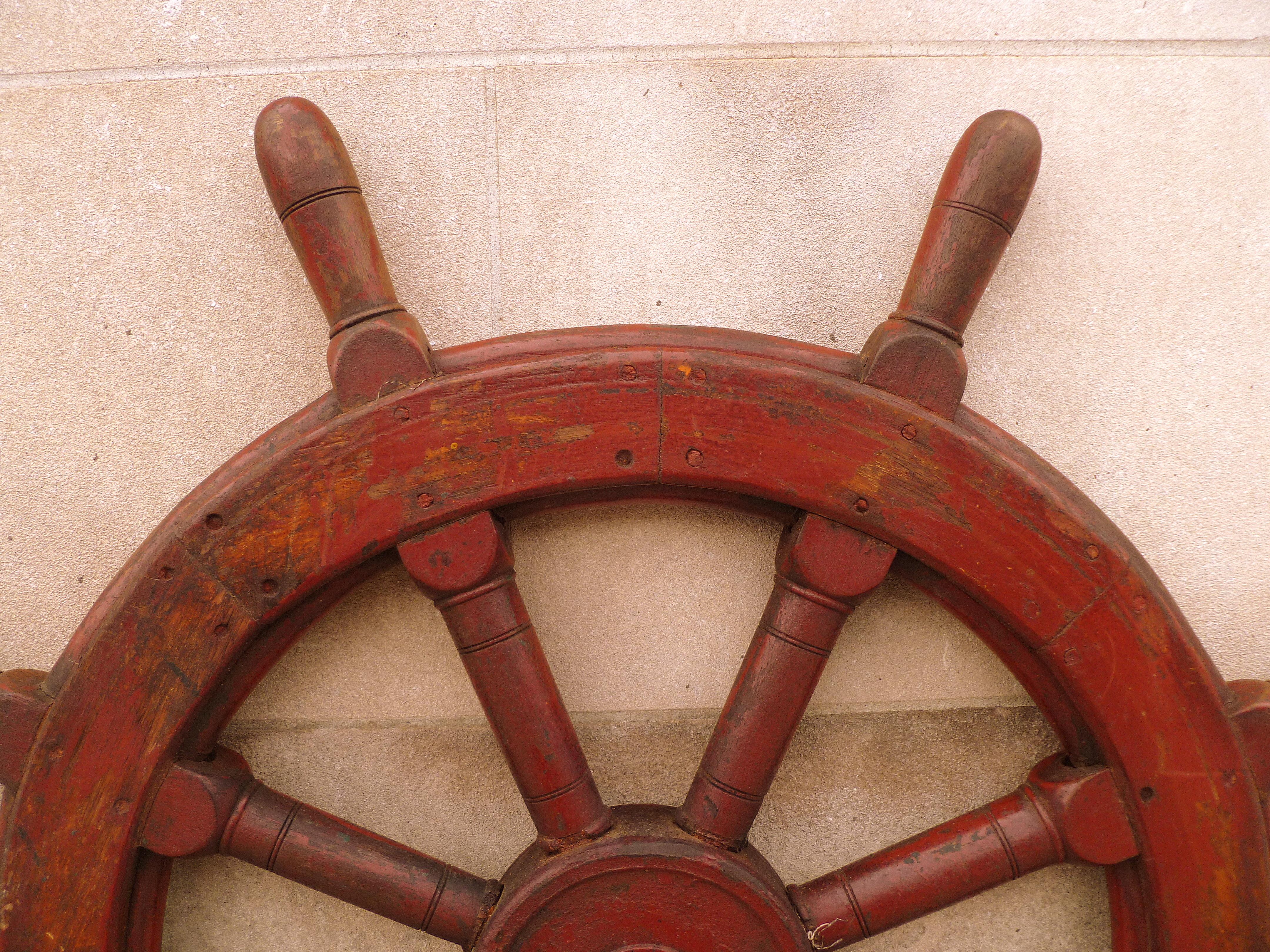 Other Antique Ship Vessel Handle Wheel For Sale