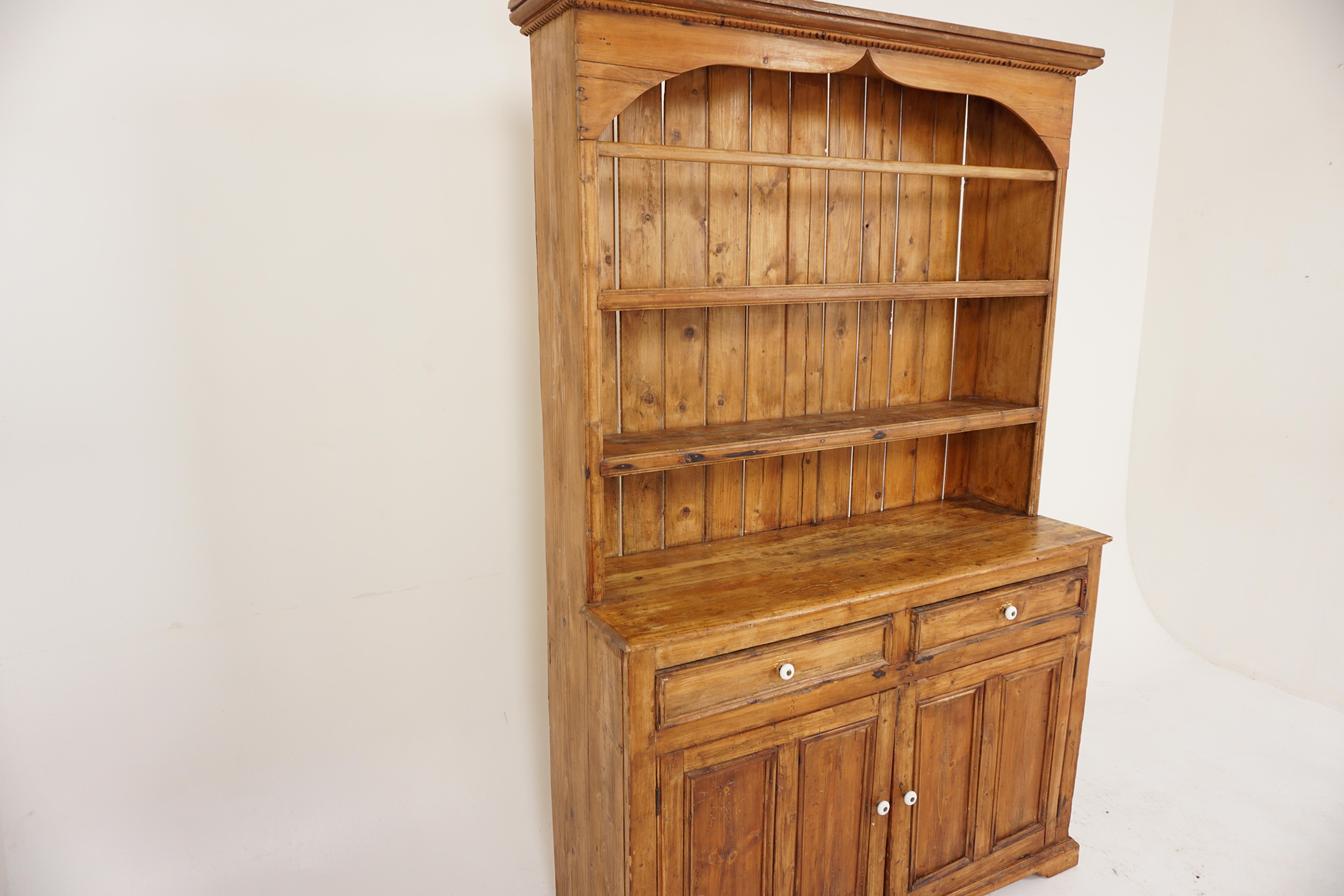 antique pine welsh dresser