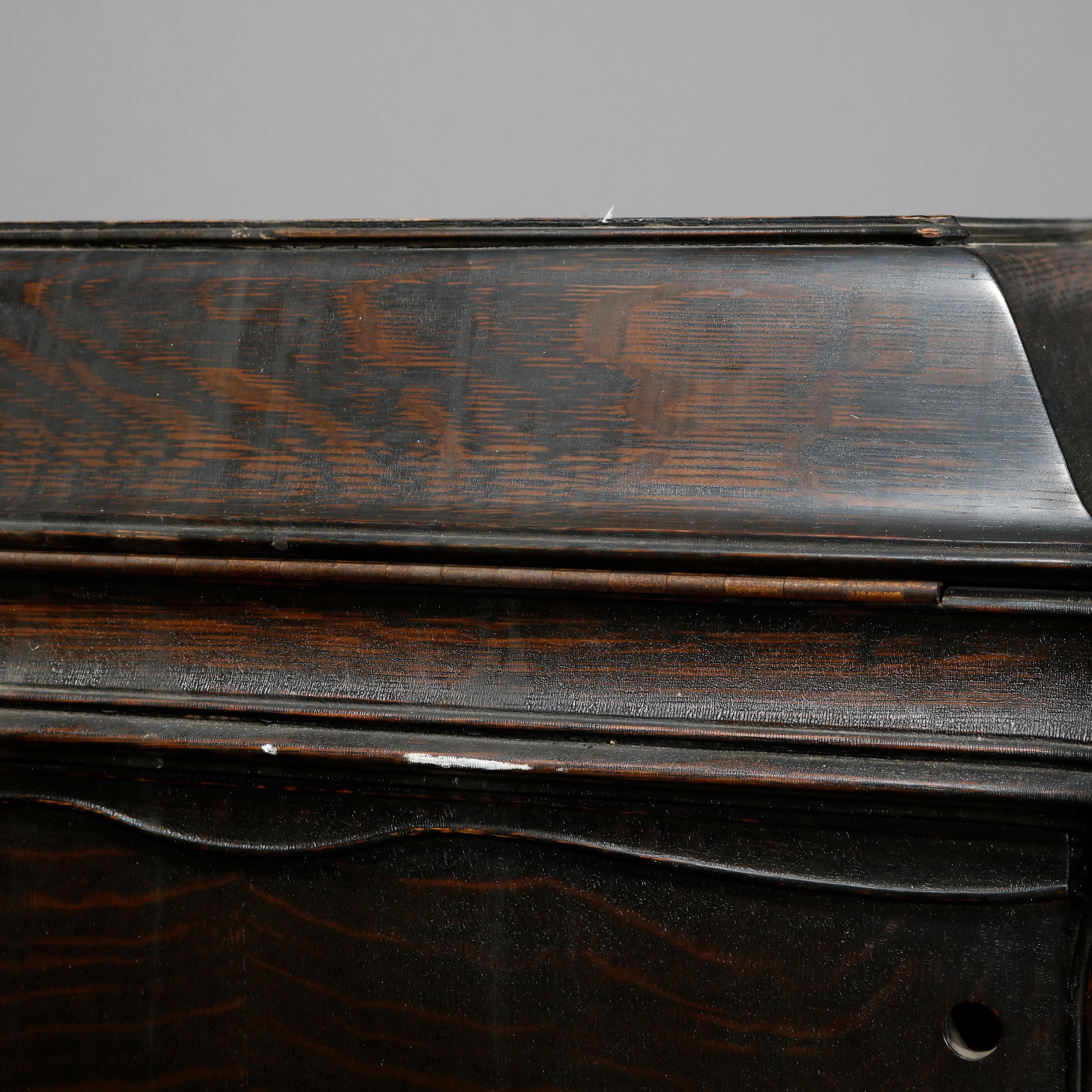 Antique Victor Victrola Louis XVI Style Oak Phonograph Case by Clark, circa 1910 6