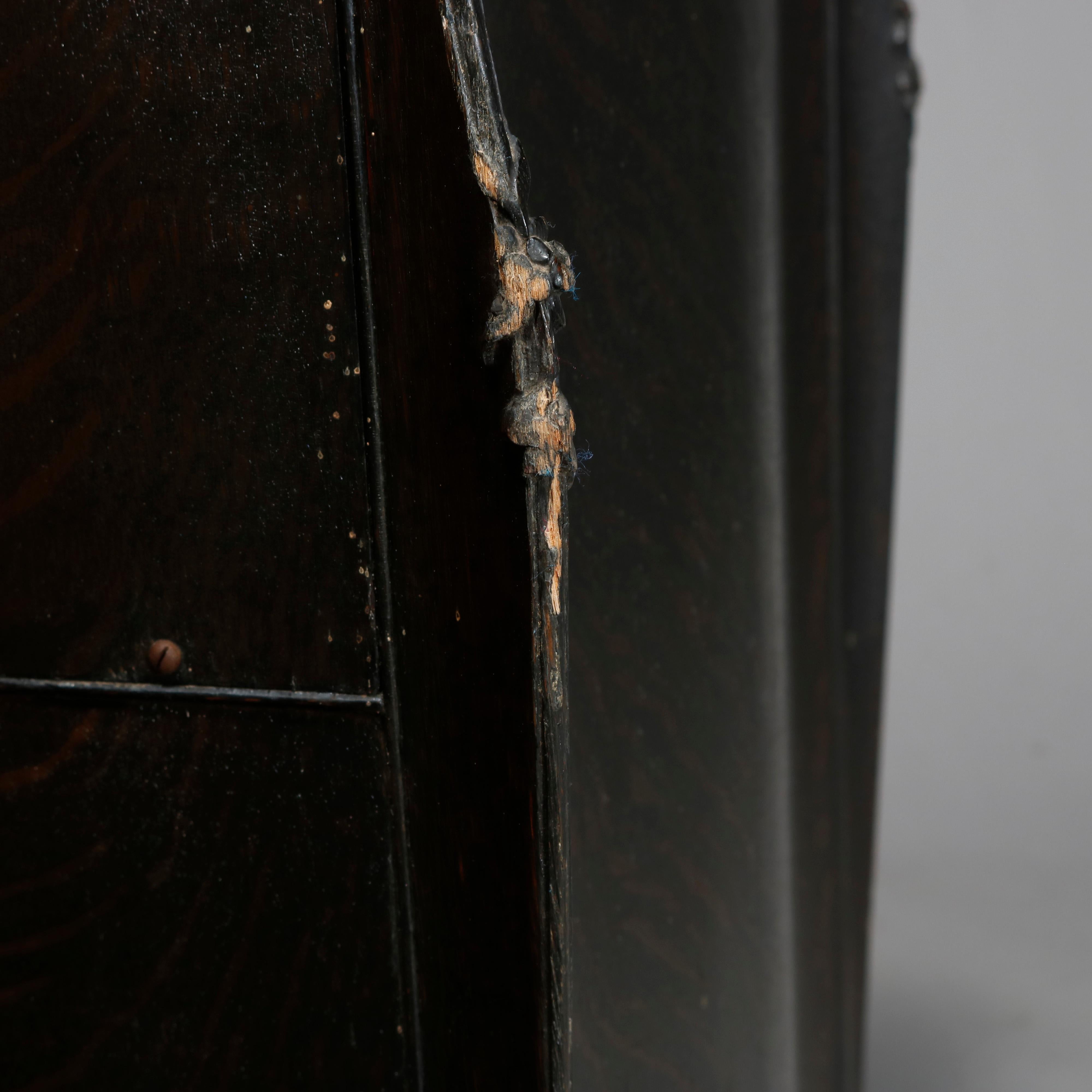 Antique Victor Victrola Louis XVI Style Oak Phonograph Case by Clark, circa 1910 8