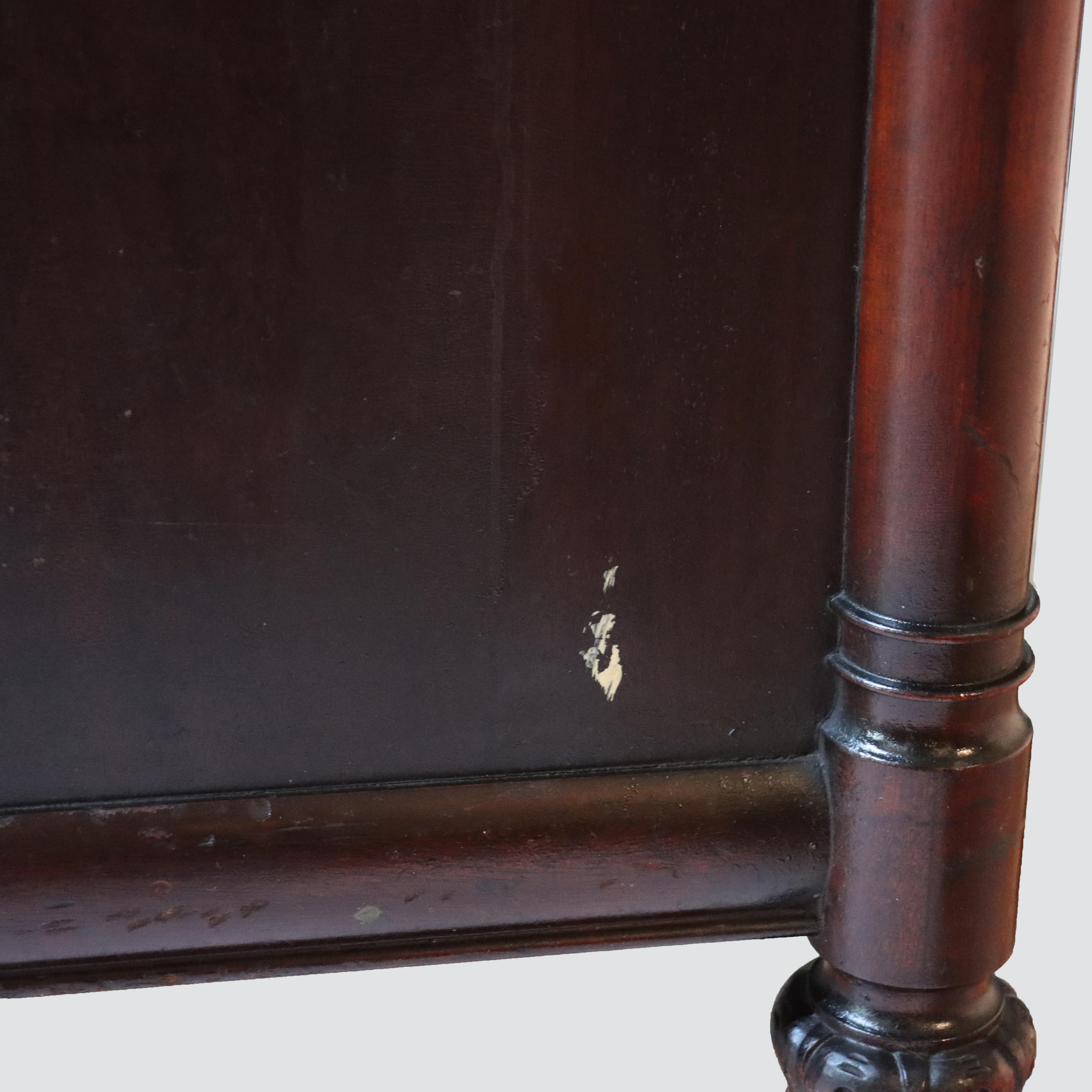Antique Victor Victrola Oak 78RPM Record Storage Cabinet & 31 Records C1920 3