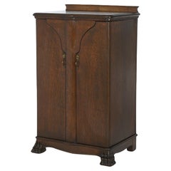 Antiguo tocadiscos Victor Victrola Old School Roble C1920