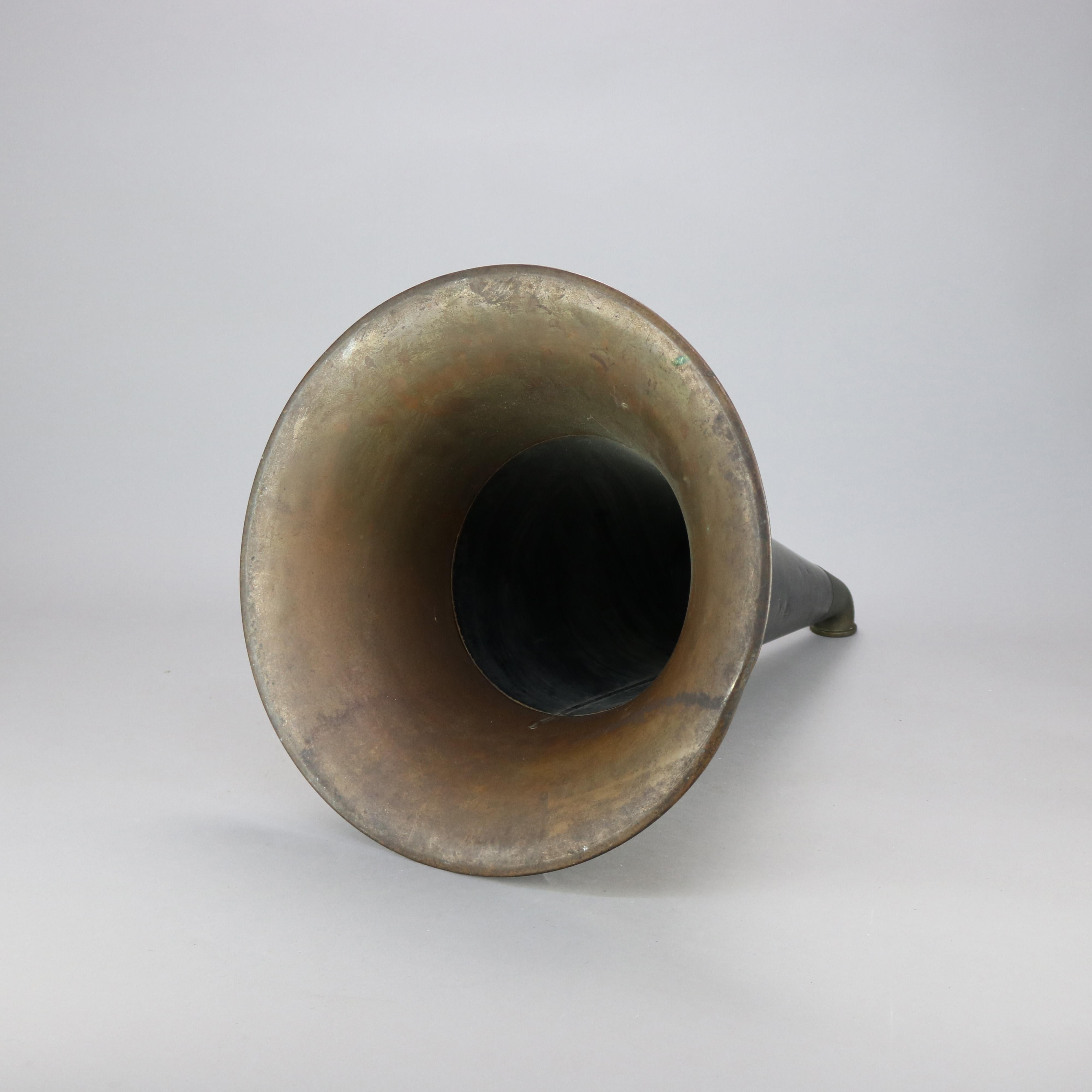 Antique Victor Victrola Phonograph Horn, Circa 1910 1