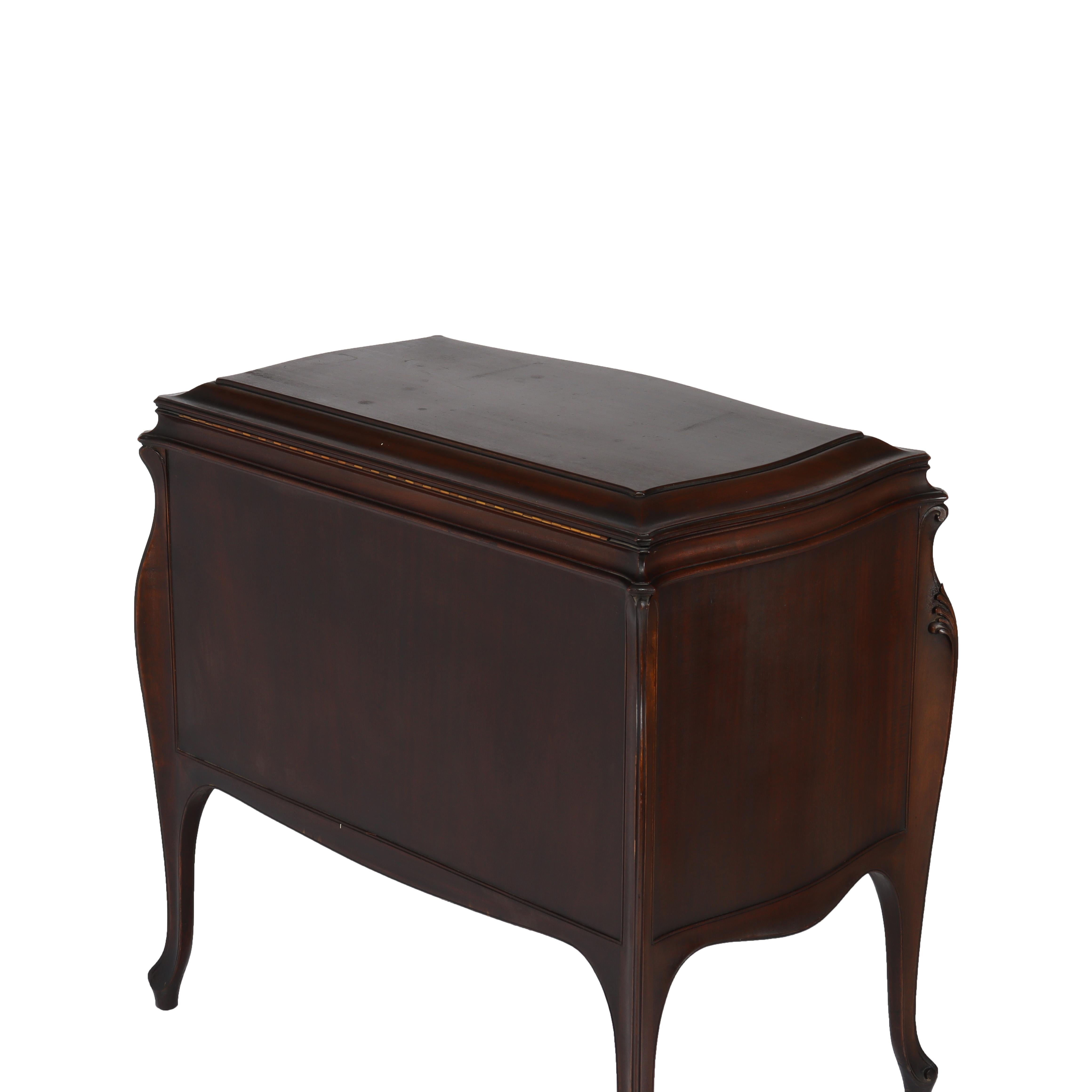 Antique Victor Victrola VV-230 Mahogany Phonograph Credenza Cabinet C1920 For Sale 6
