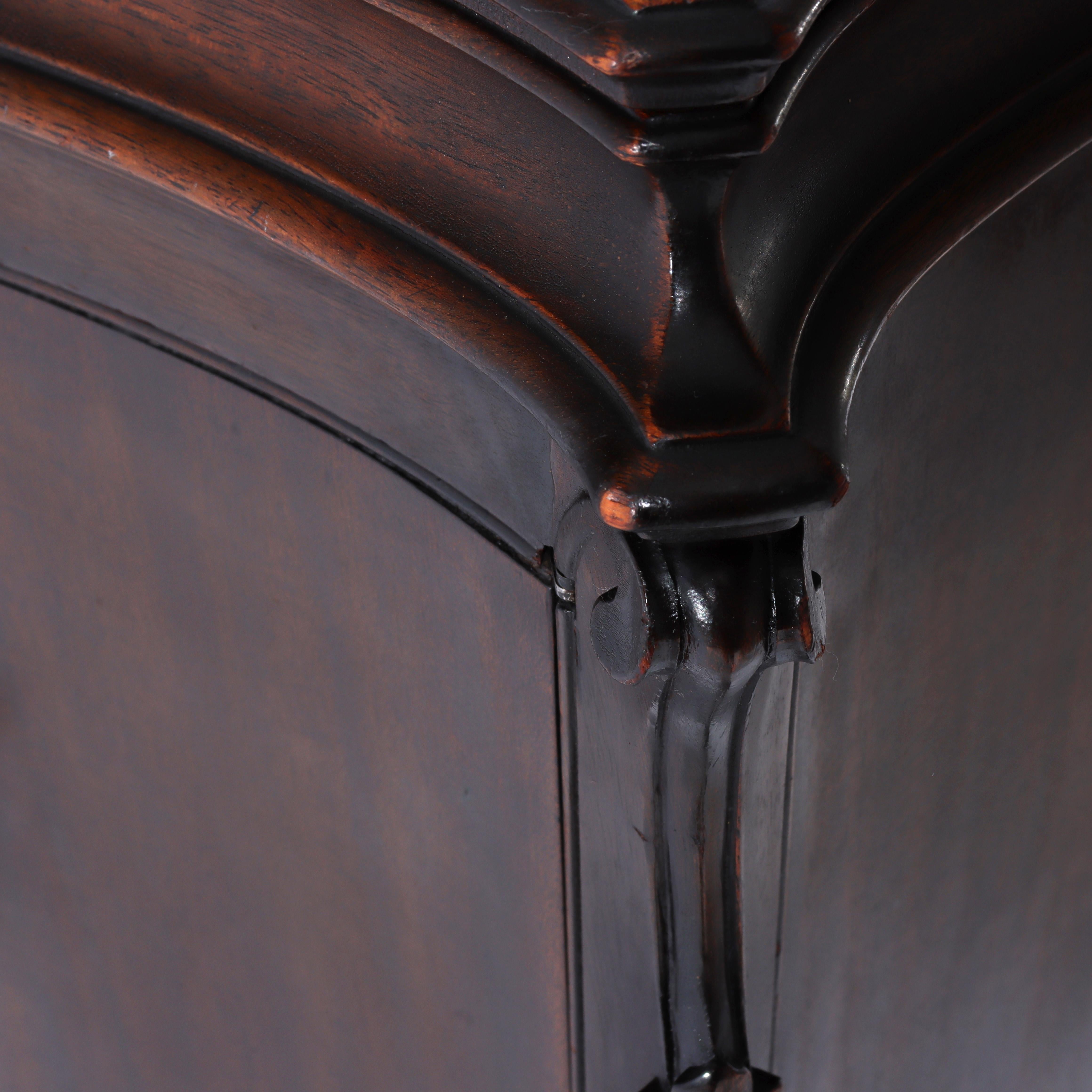 Antique Victor Victrola VV-230 Mahogany Phonograph Credenza Cabinet C1920 For Sale 10