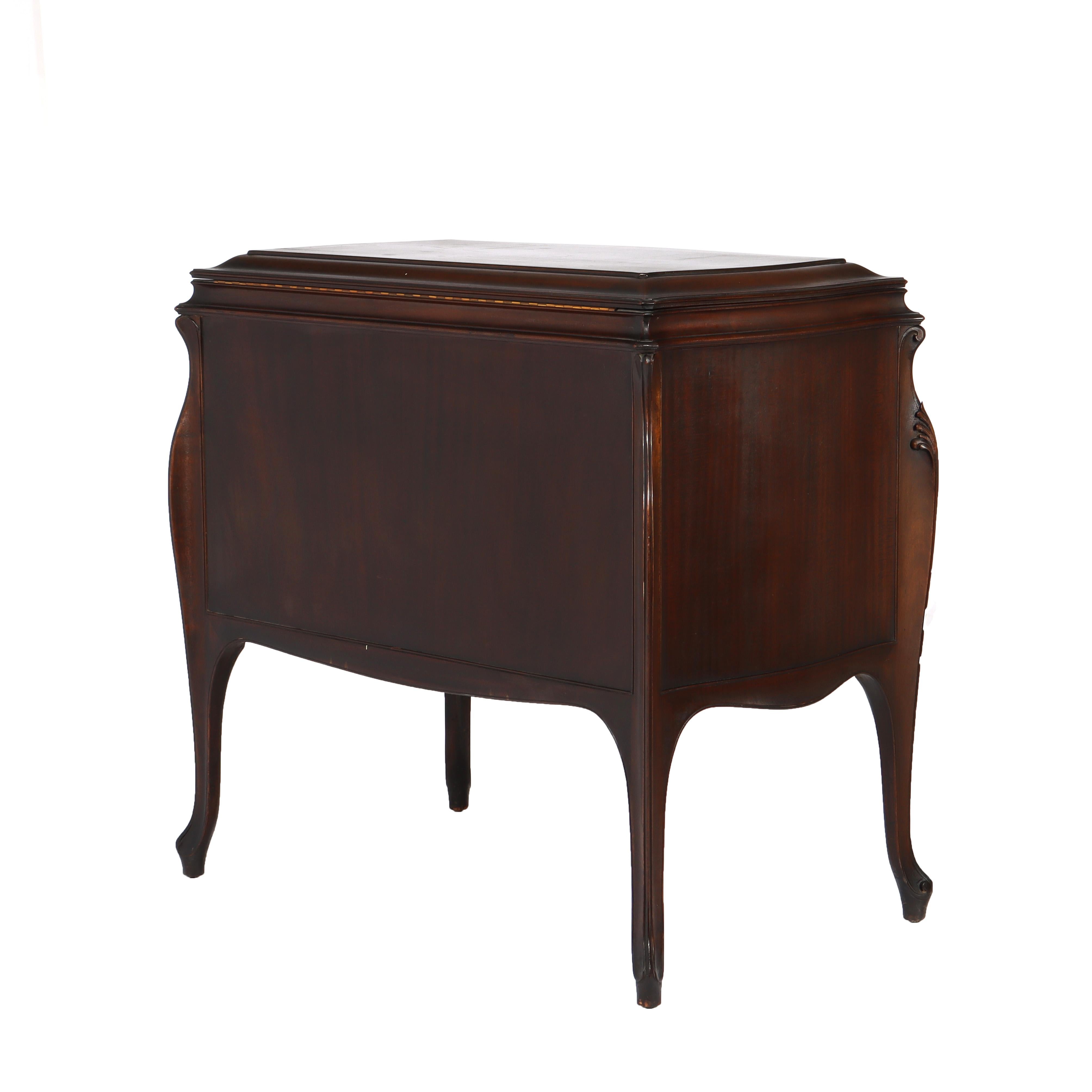 Antique Victor Victrola VV-230 Mahogany Phonograph Credenza Cabinet C1920 For Sale 4
